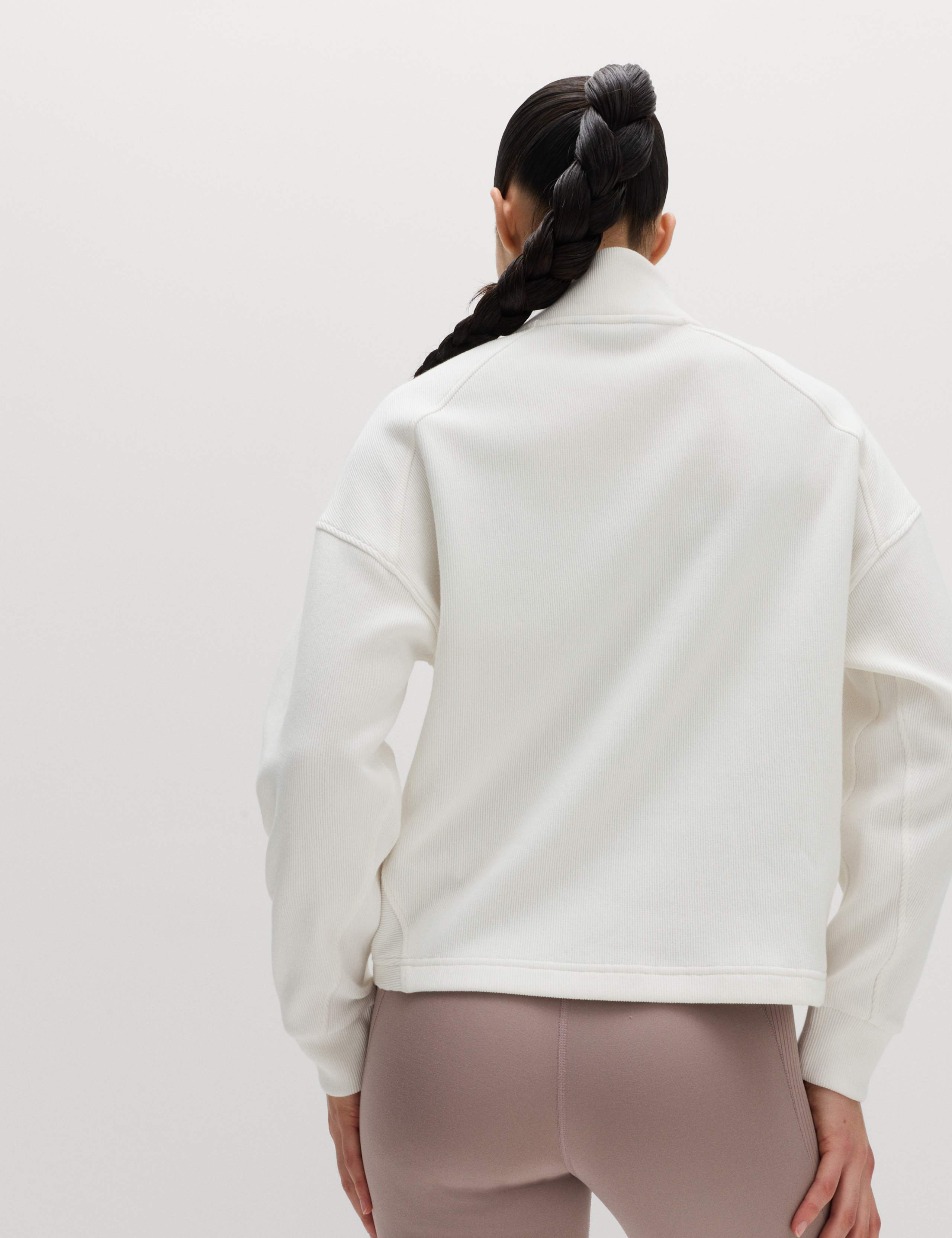 Rib Half Zip Yoga Sweatshirt 4 of 6