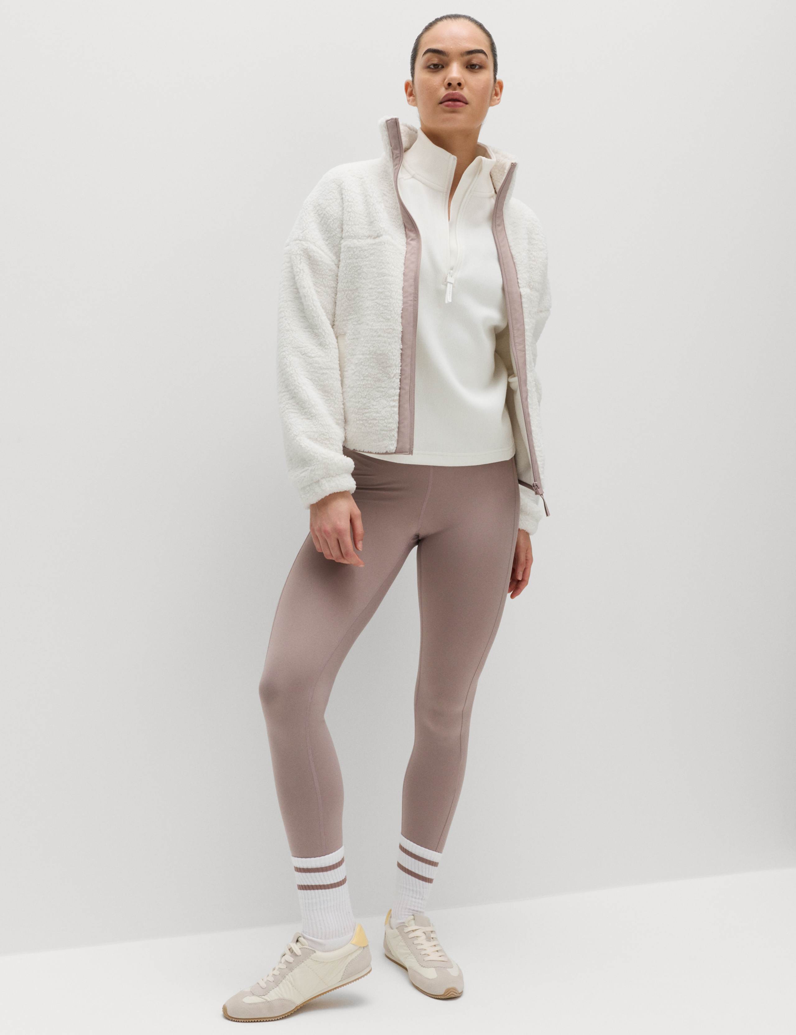 Rib Half Zip Yoga Sweatshirt 5 of 6