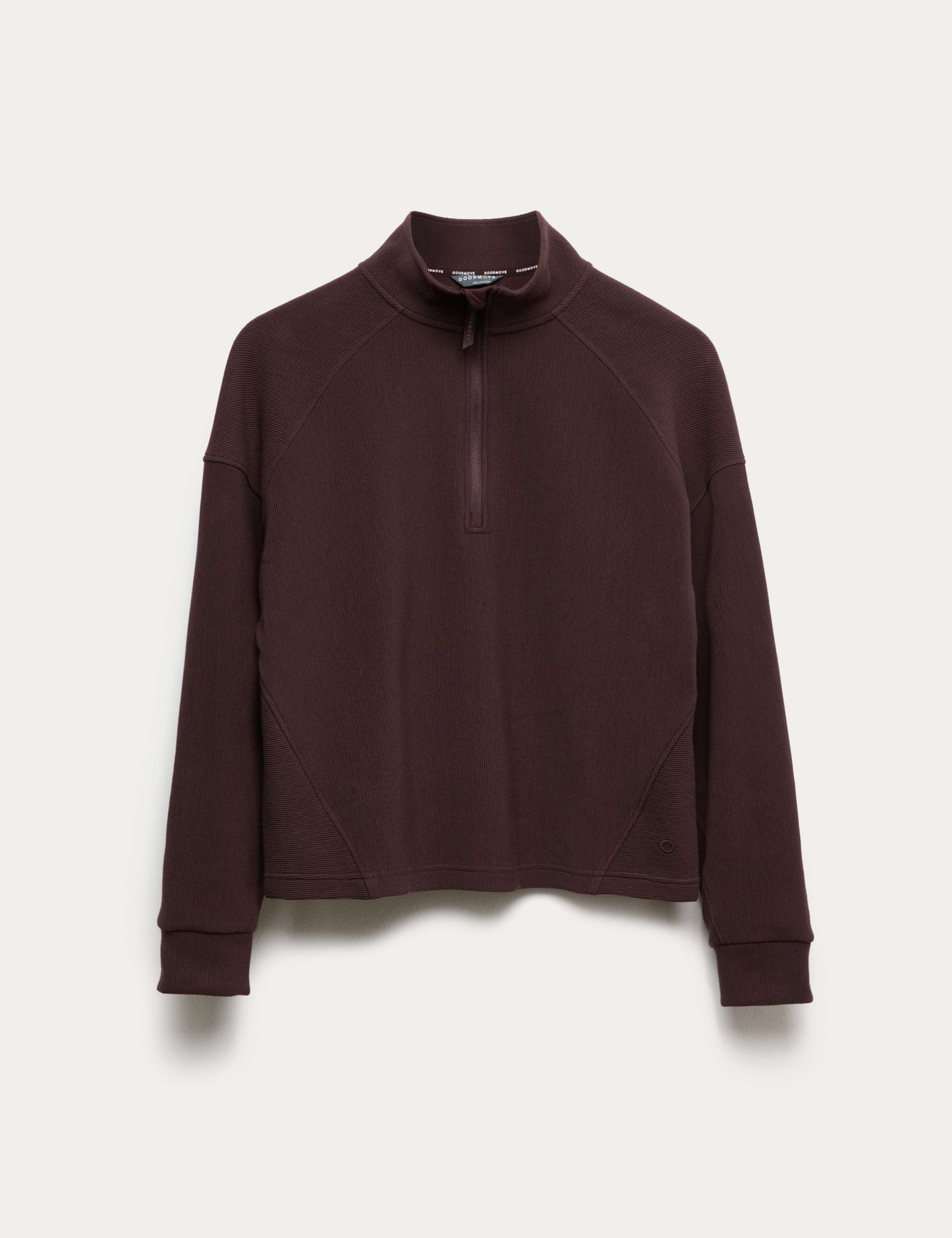 Rib Half Zip Yoga Sweatshirt 2 of 6