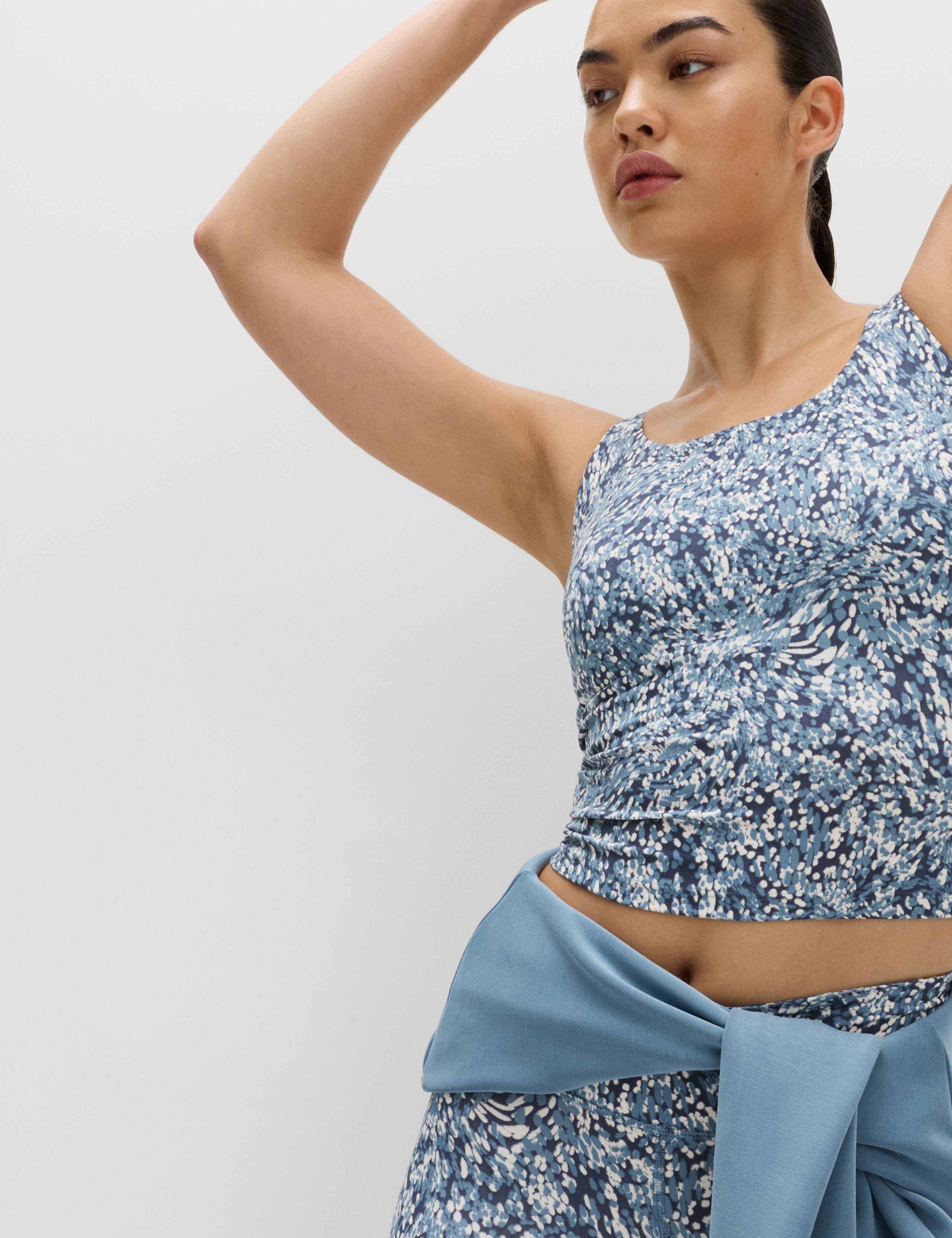 Go Balance Strappy Back Crop Vest Top 6 of 6