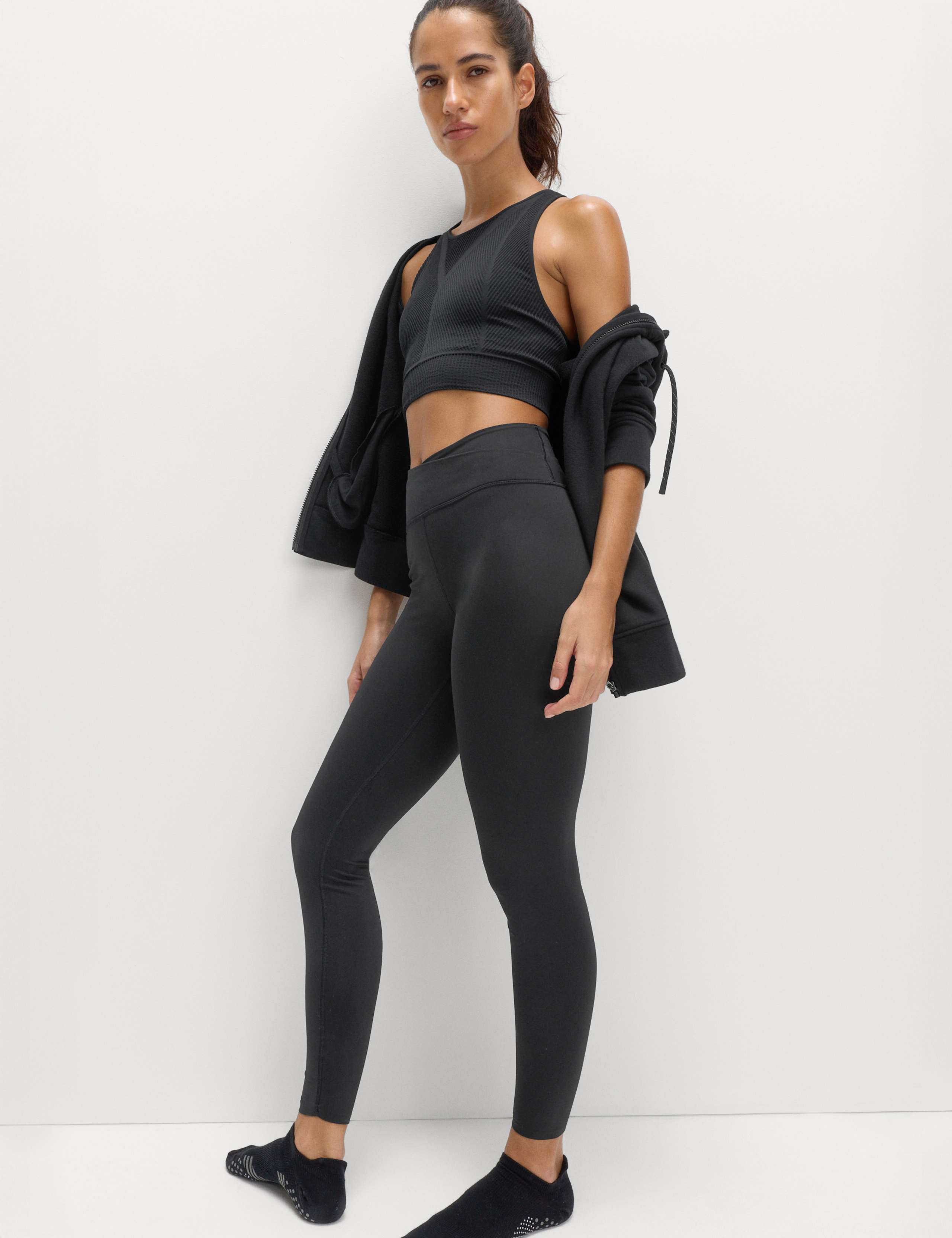 Rib Scoop Neck Seamless Crop Top 6 of 6