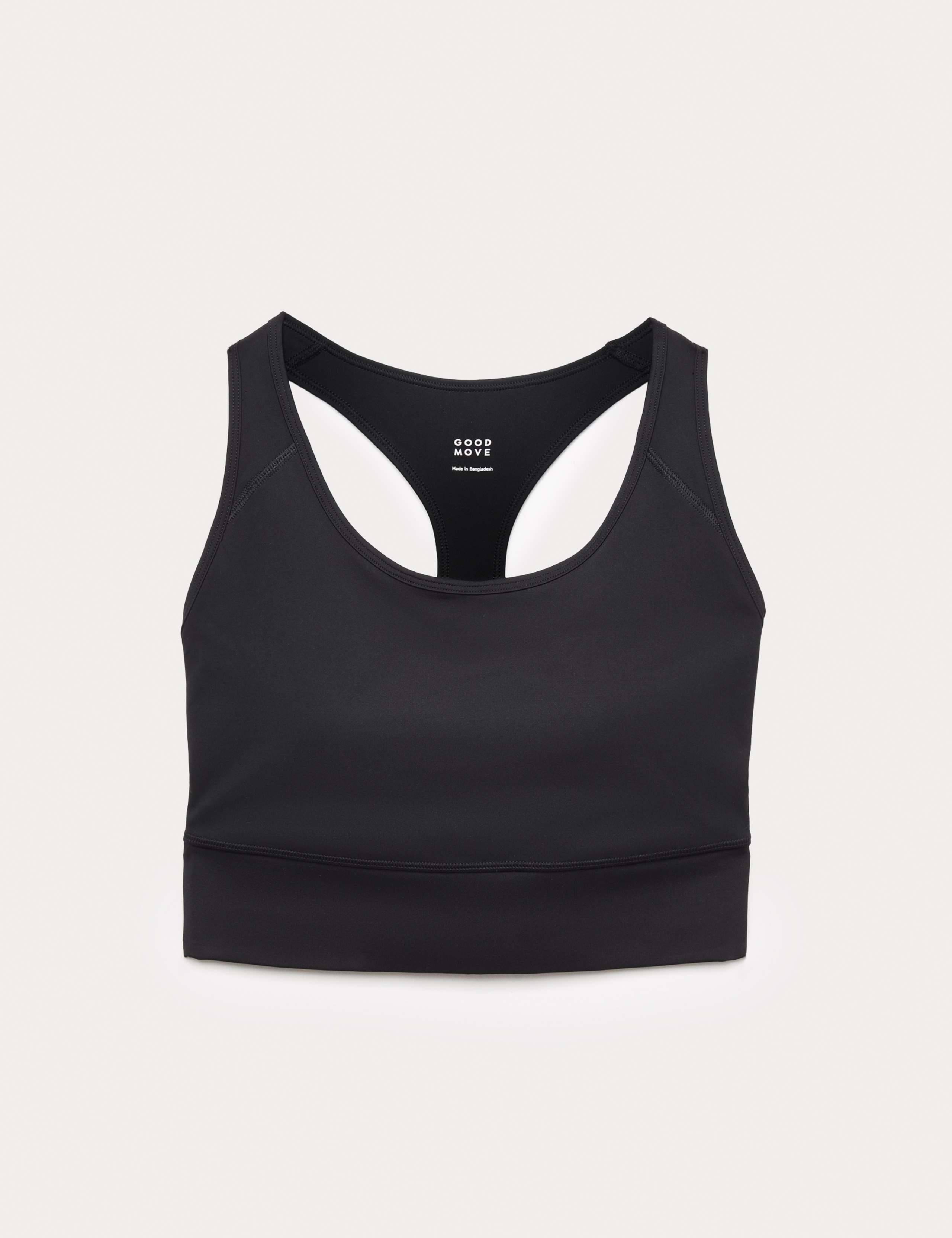 Go Train Medium Support Racer Back Crop Top 2 of 5