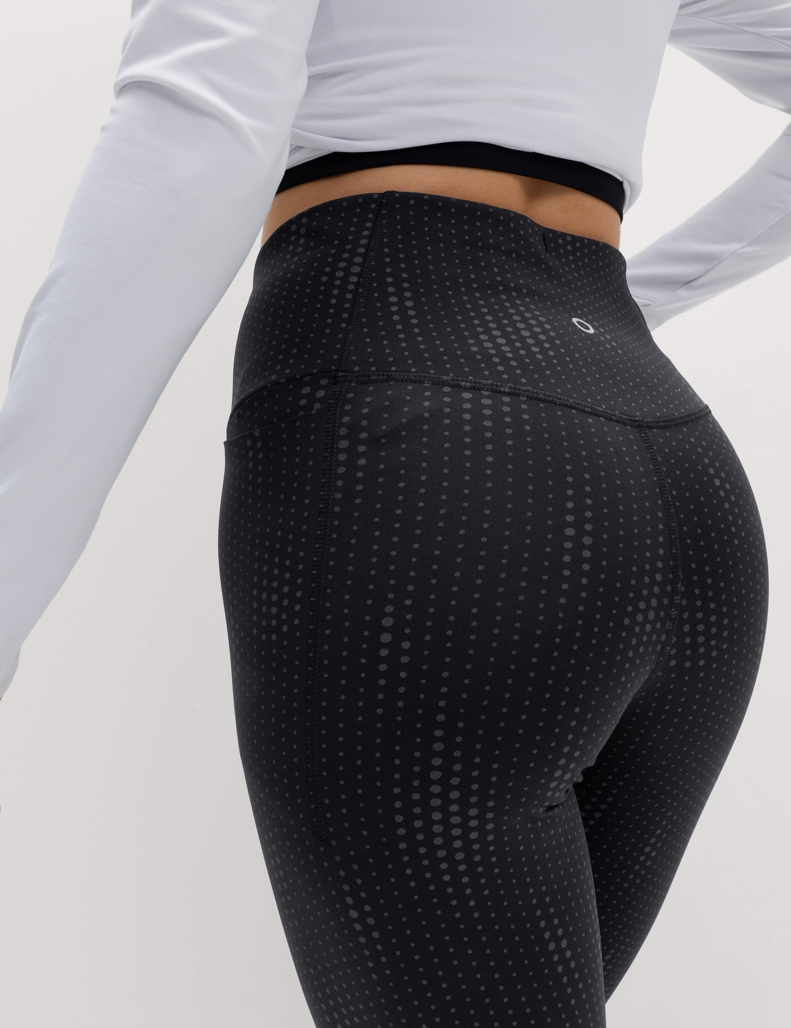 Go Move Printed Reflective High Waisted 7/8 Gym Leggings 4 of 6