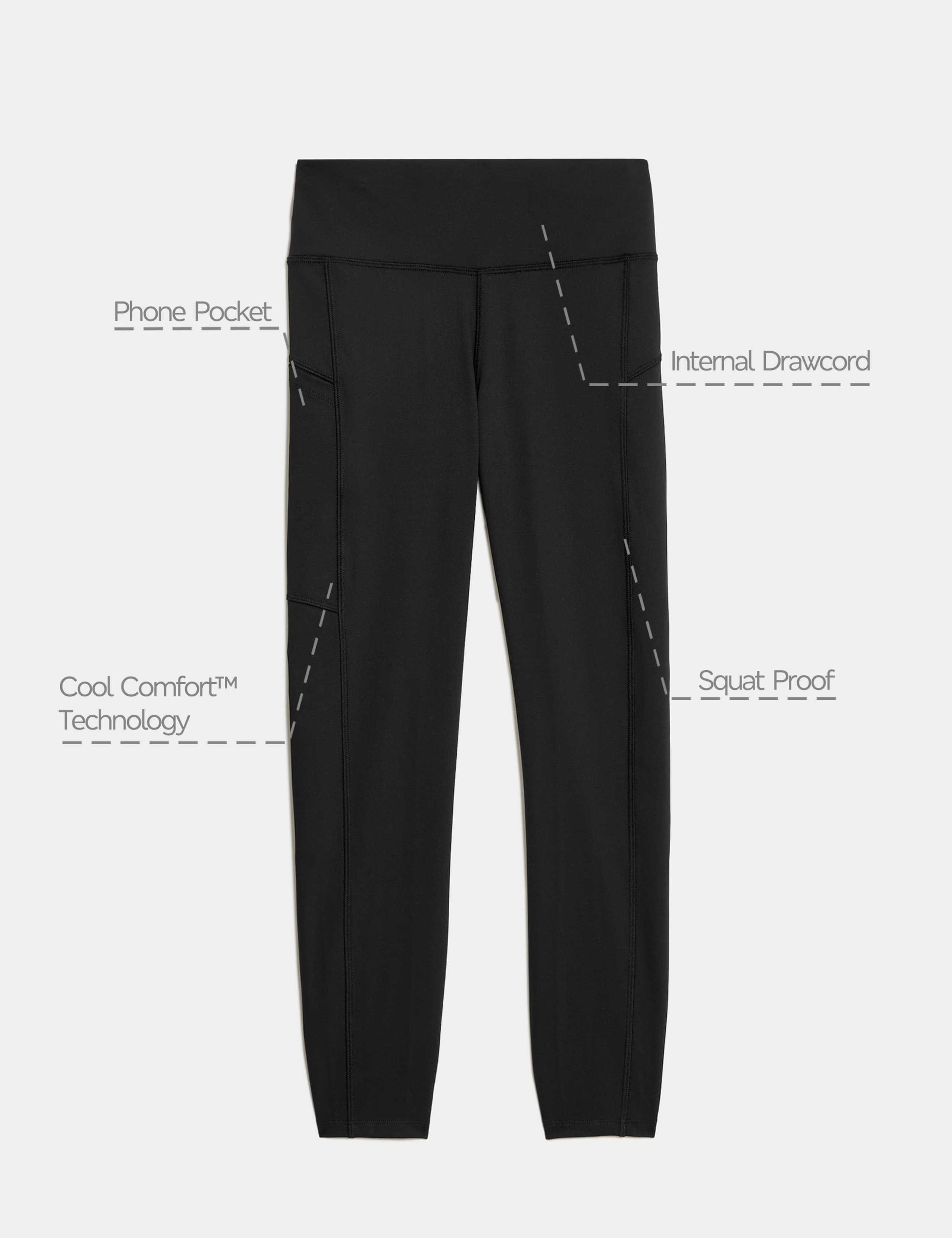 Go Move High Waisted 7/8 Gym Leggings 7 of 7