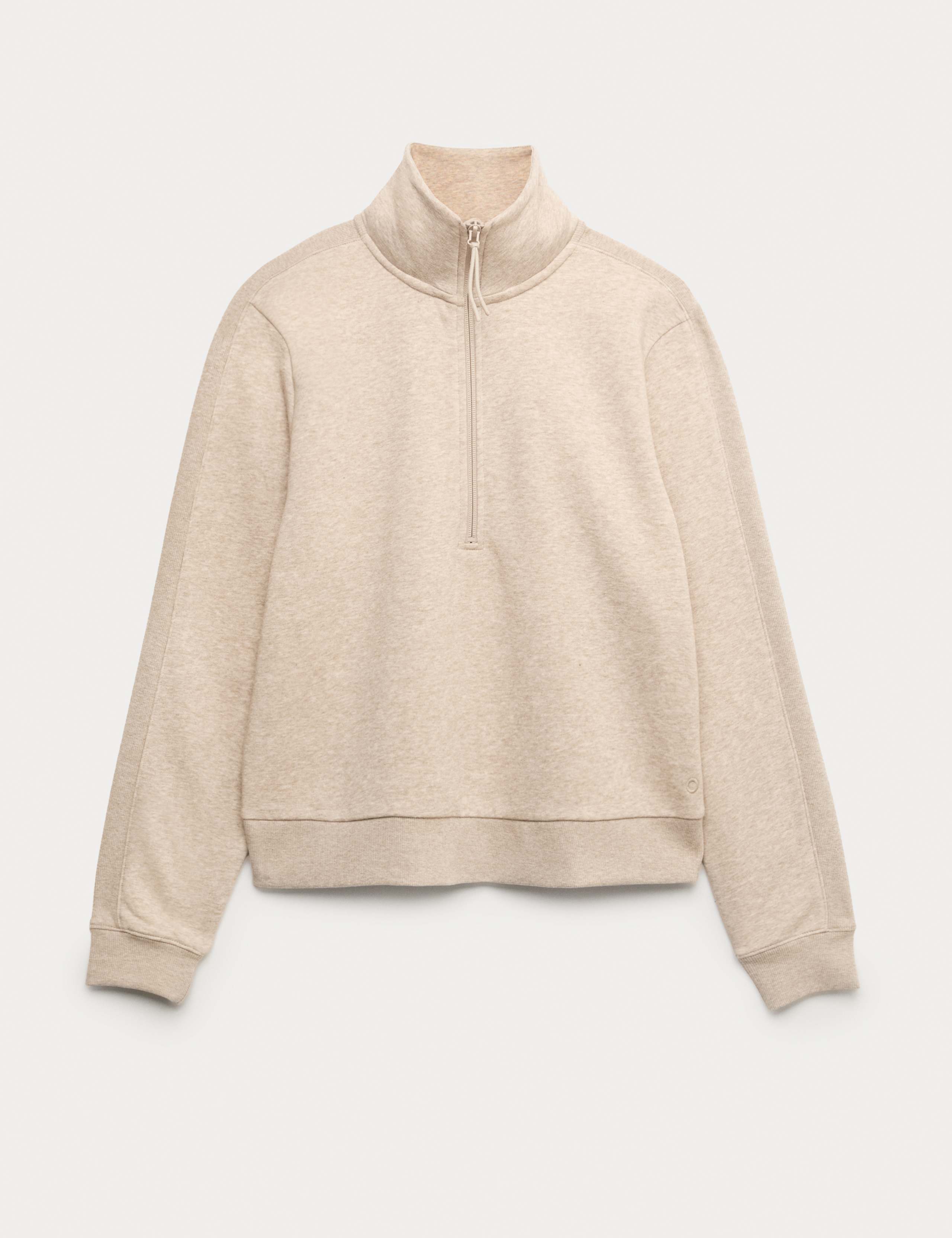 Cotton Rich Half Zip Relaxed Sweatshirt 2 of 6