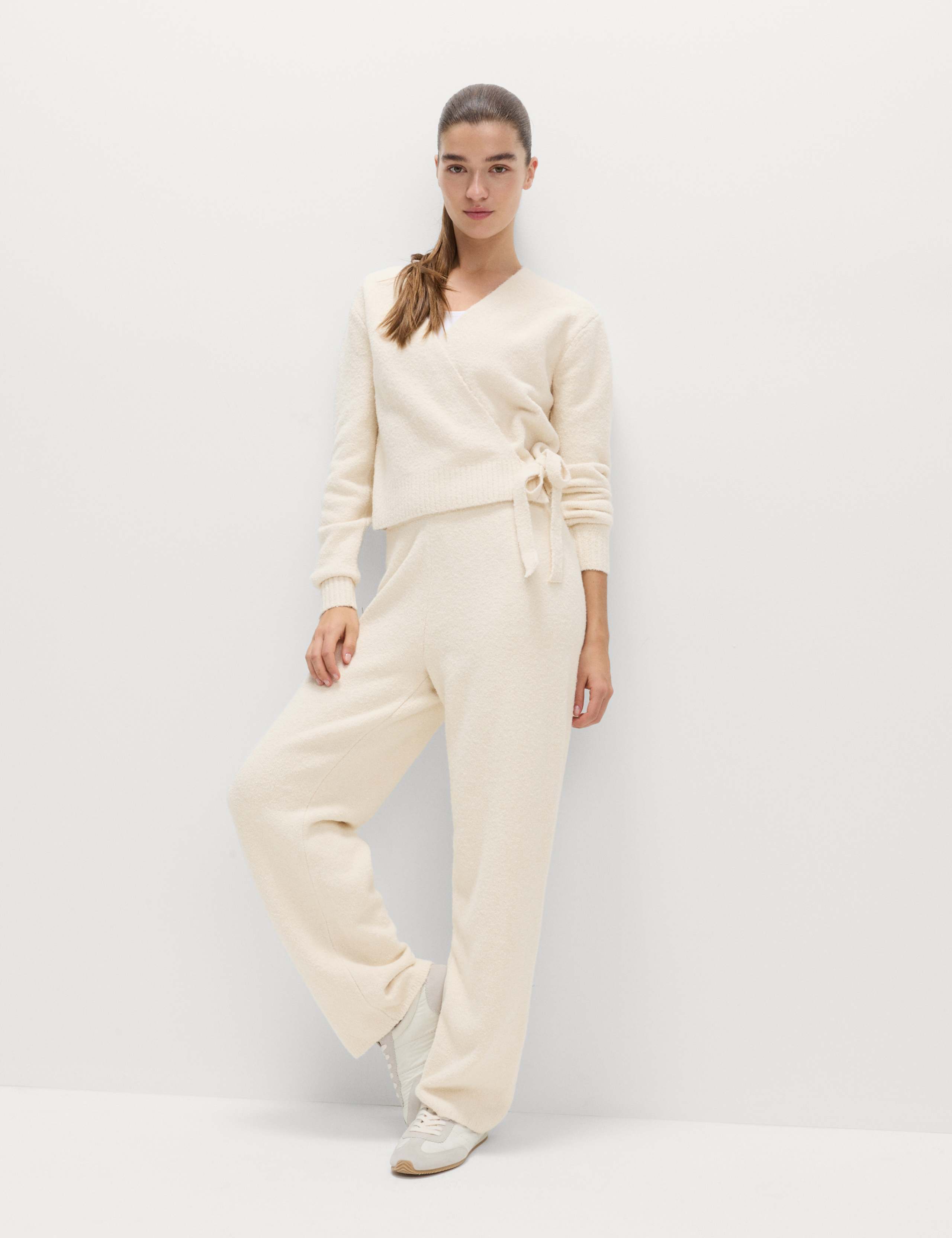 Supersoft Boucle V-Neck Wrap Cardigan 3 of 6