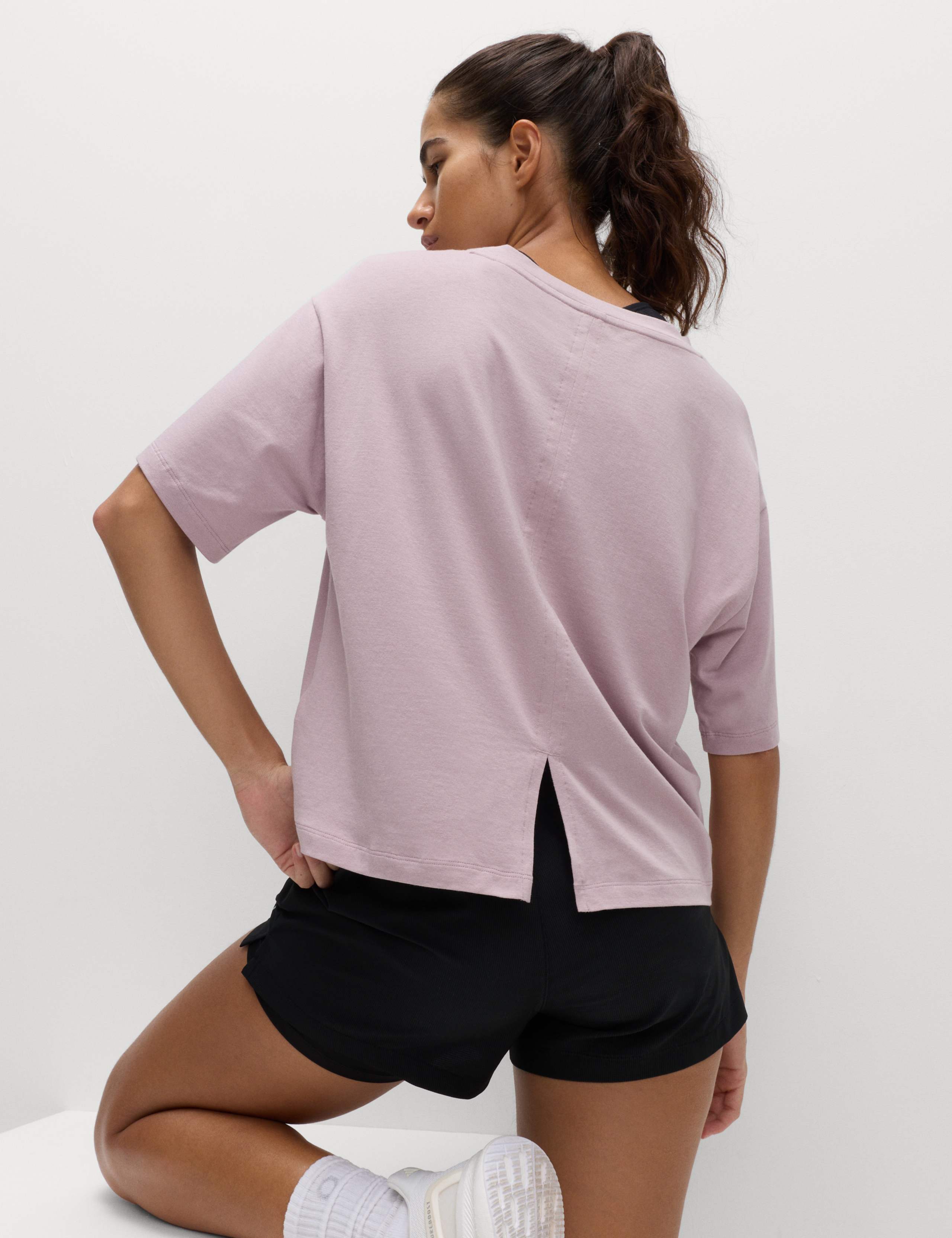 Modal Blend Lightweight Boxy Cropped Top 4 of 4
