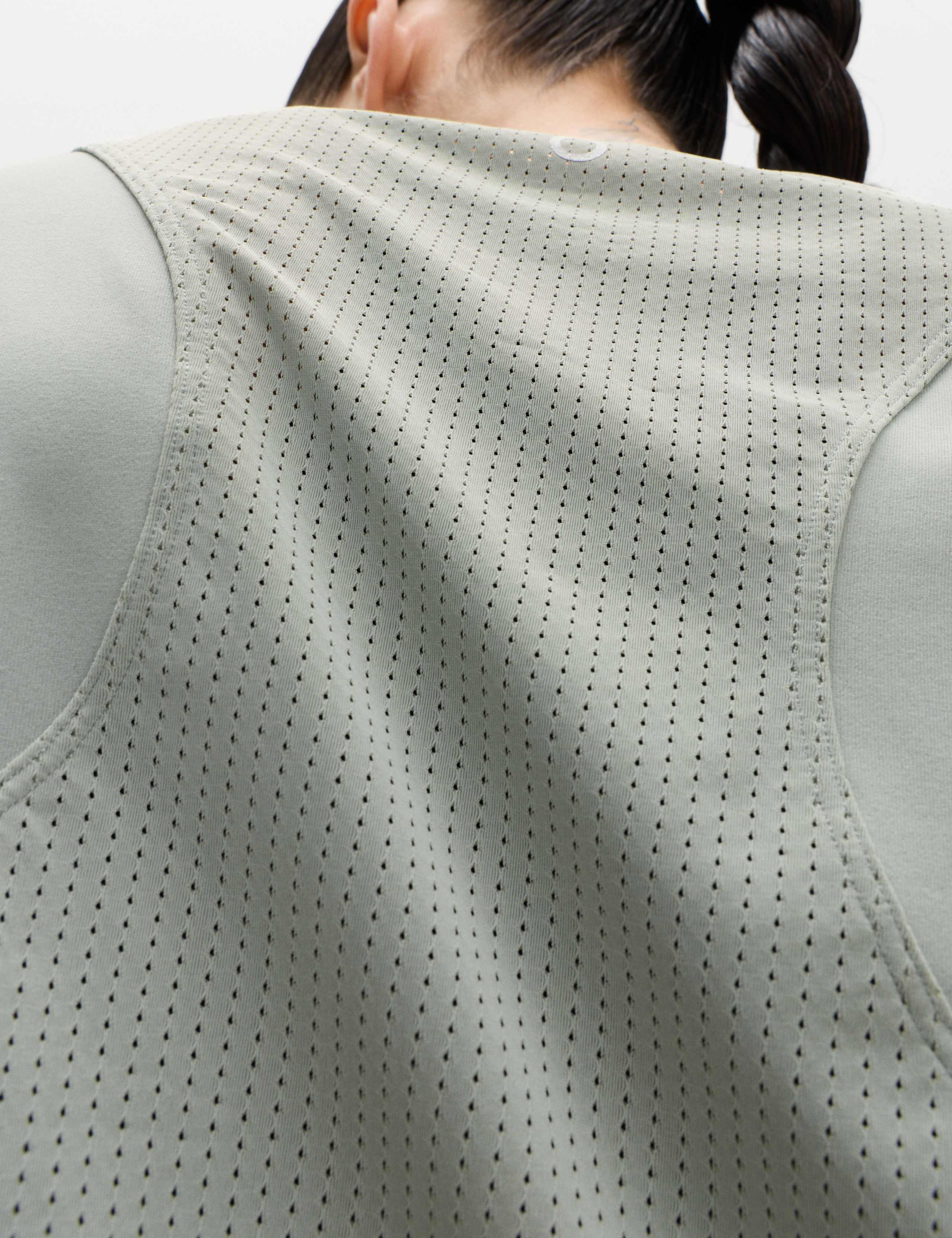 Crew Neck Mesh Panel Relaxed T-Shirt 5 of 5