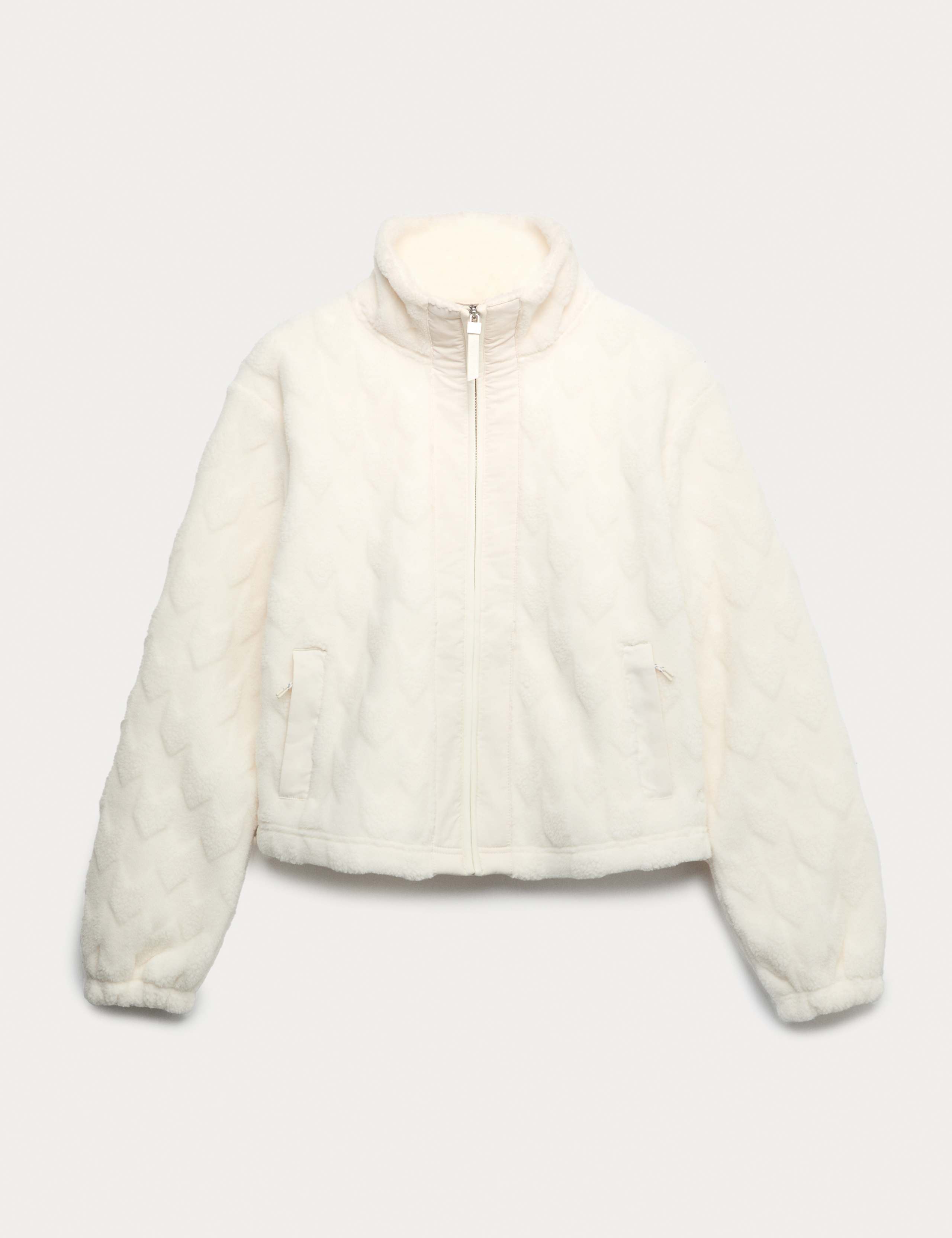 Borg Funnel Neck Fleece Jacket 2 of 5