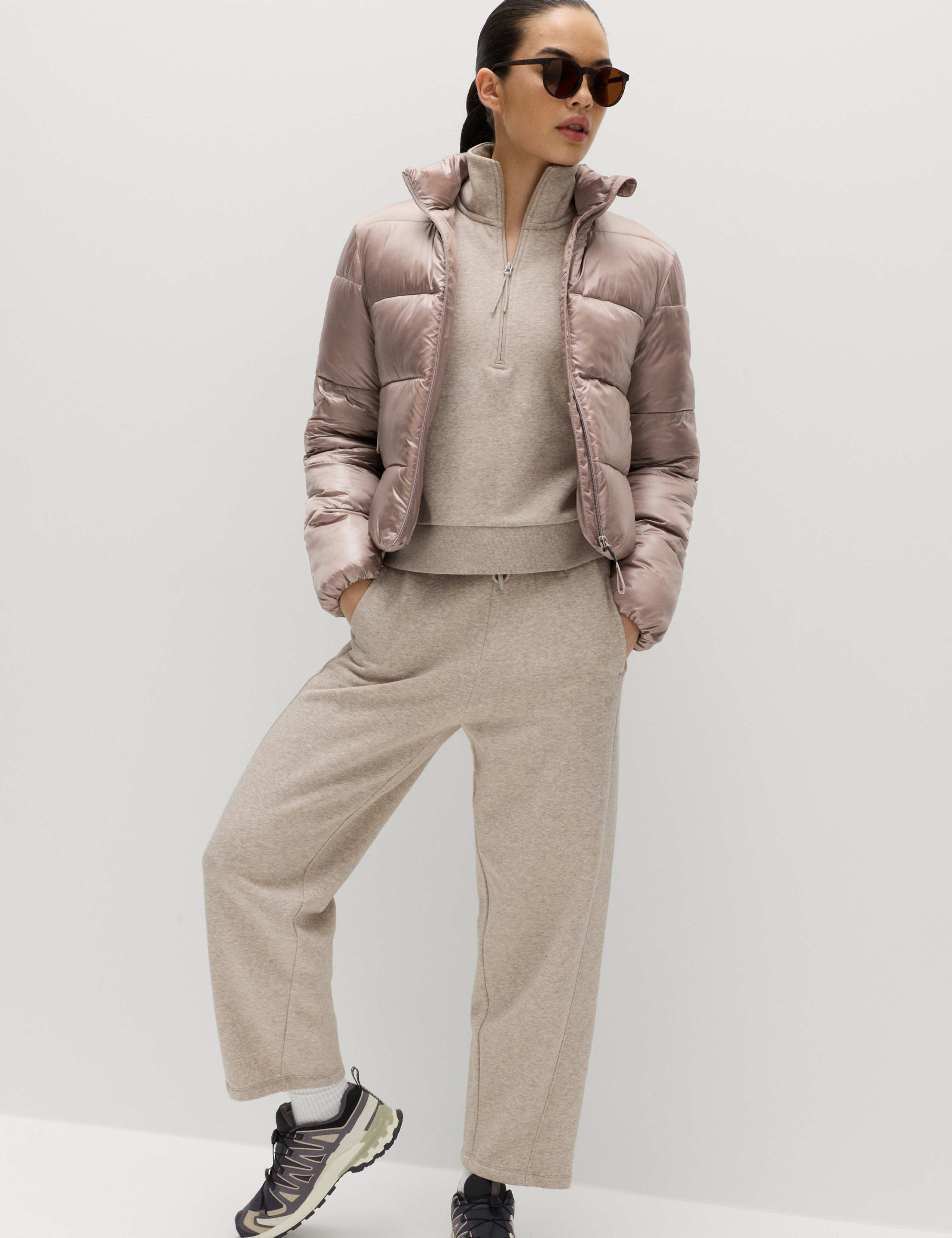 Stormwear™ Metallic Cropped Puffer Jacket 3 of 6