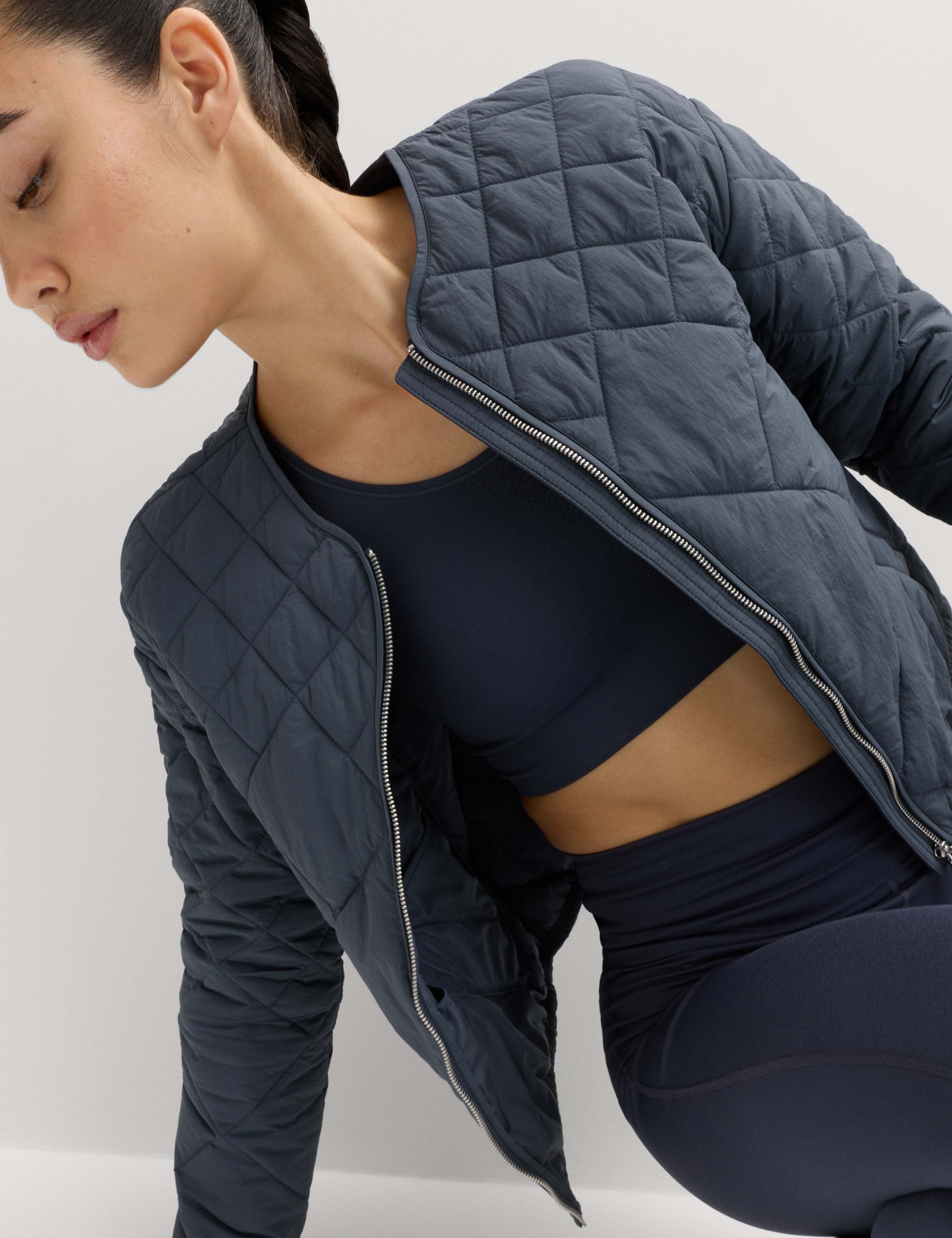 Stormwear™ Quilted Collarless Jacket 1 of 5