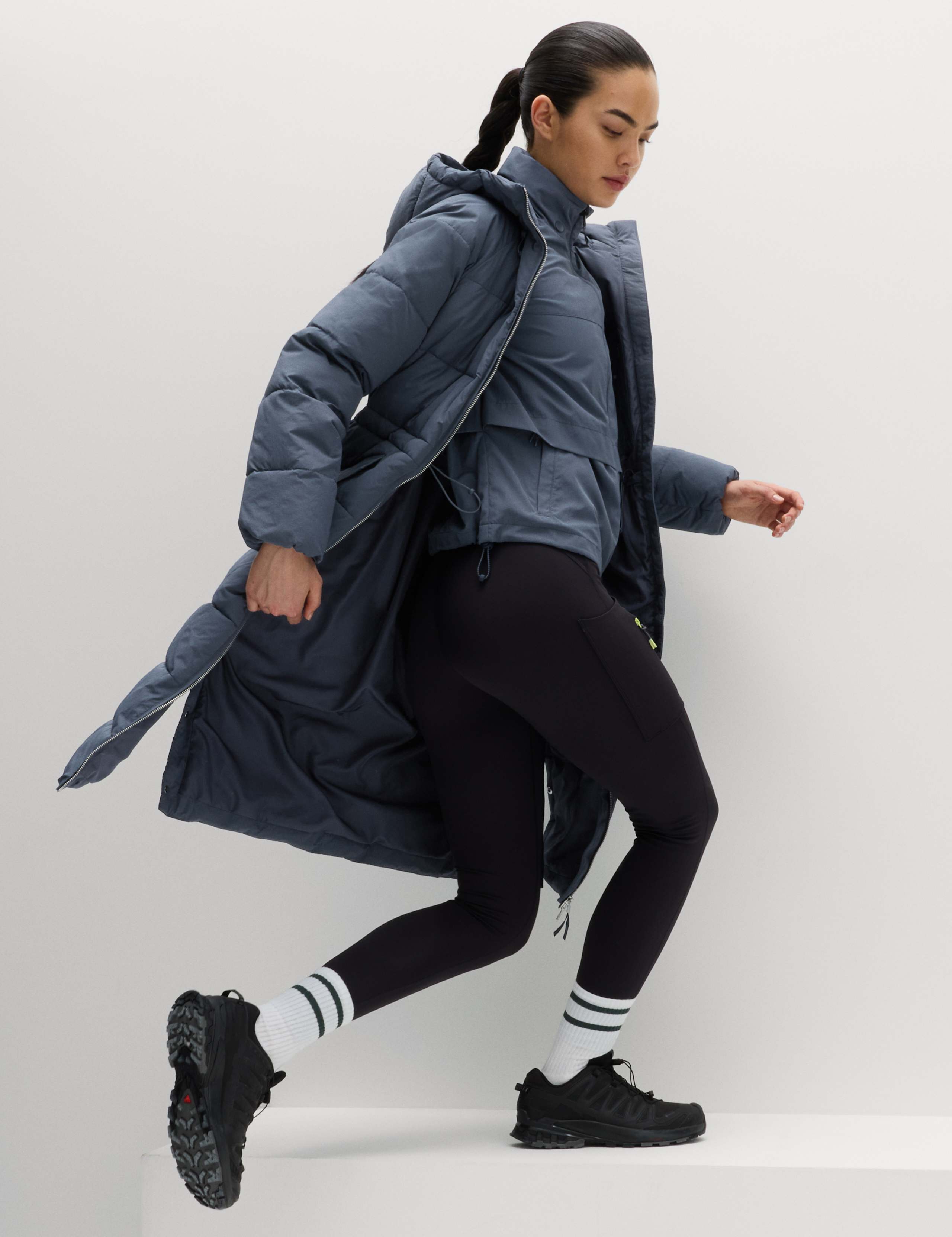 Stormwear™ Hooded Longline Puffer Jacket 1 of 7