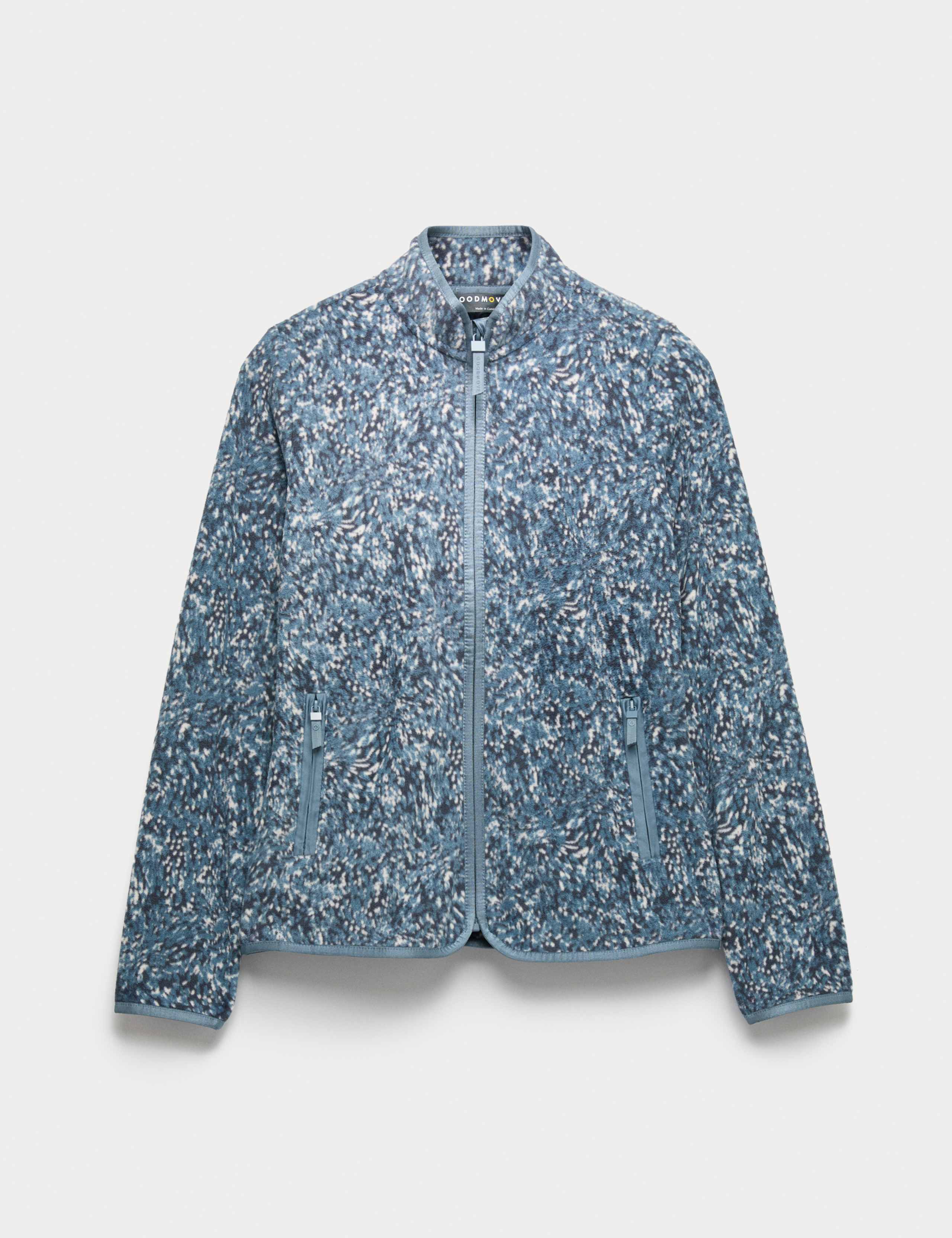 Thermal Zip Up Printed Fleece Jacket 1 of 1