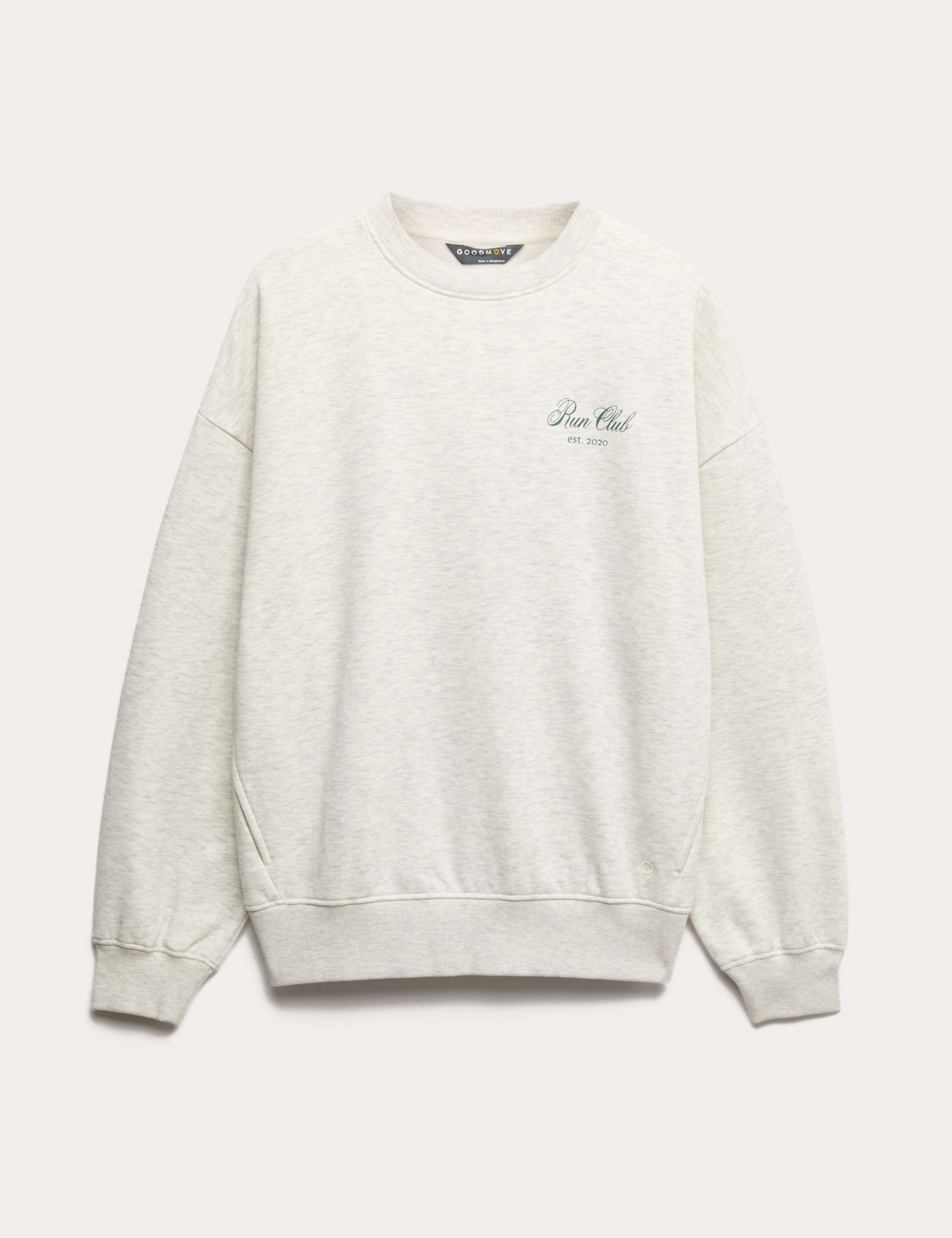 Cotton Rich Run Club Oversized Sweatshirt 2 of 5
