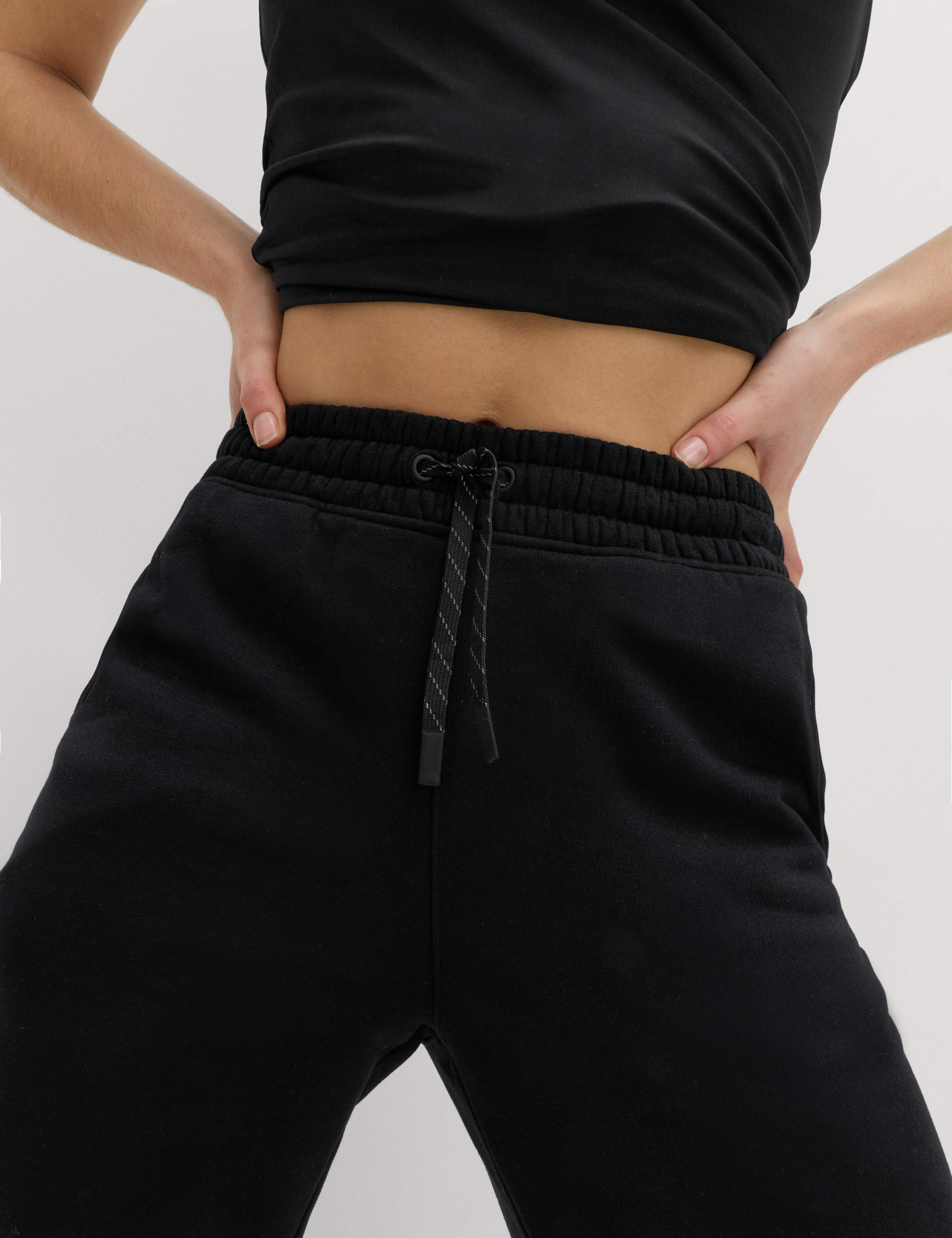 Cotton Rich Cuffed High Waisted Tapered Joggers 4 of 6