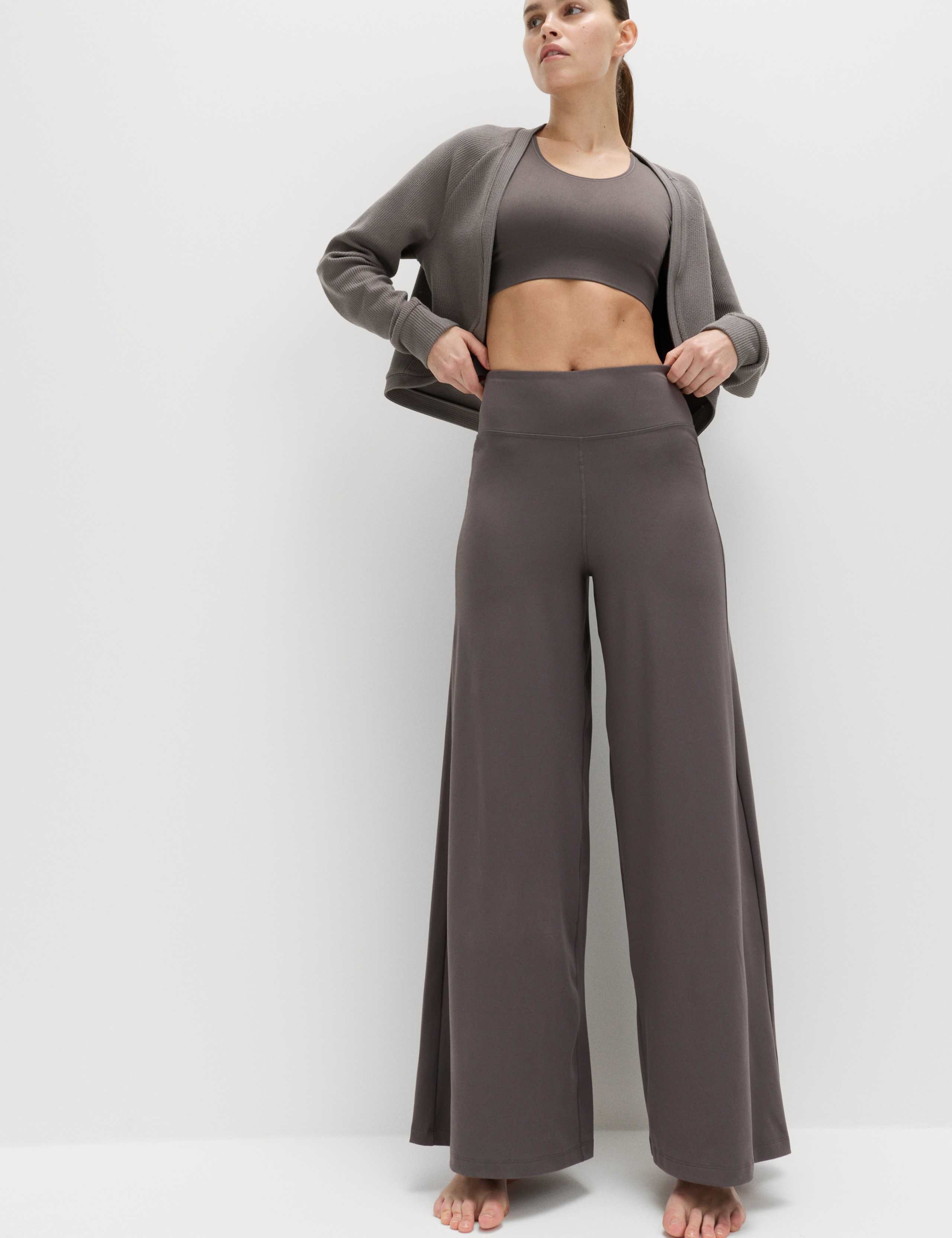 Go Balance High Waisted Palazzo Trousers 1 of 7