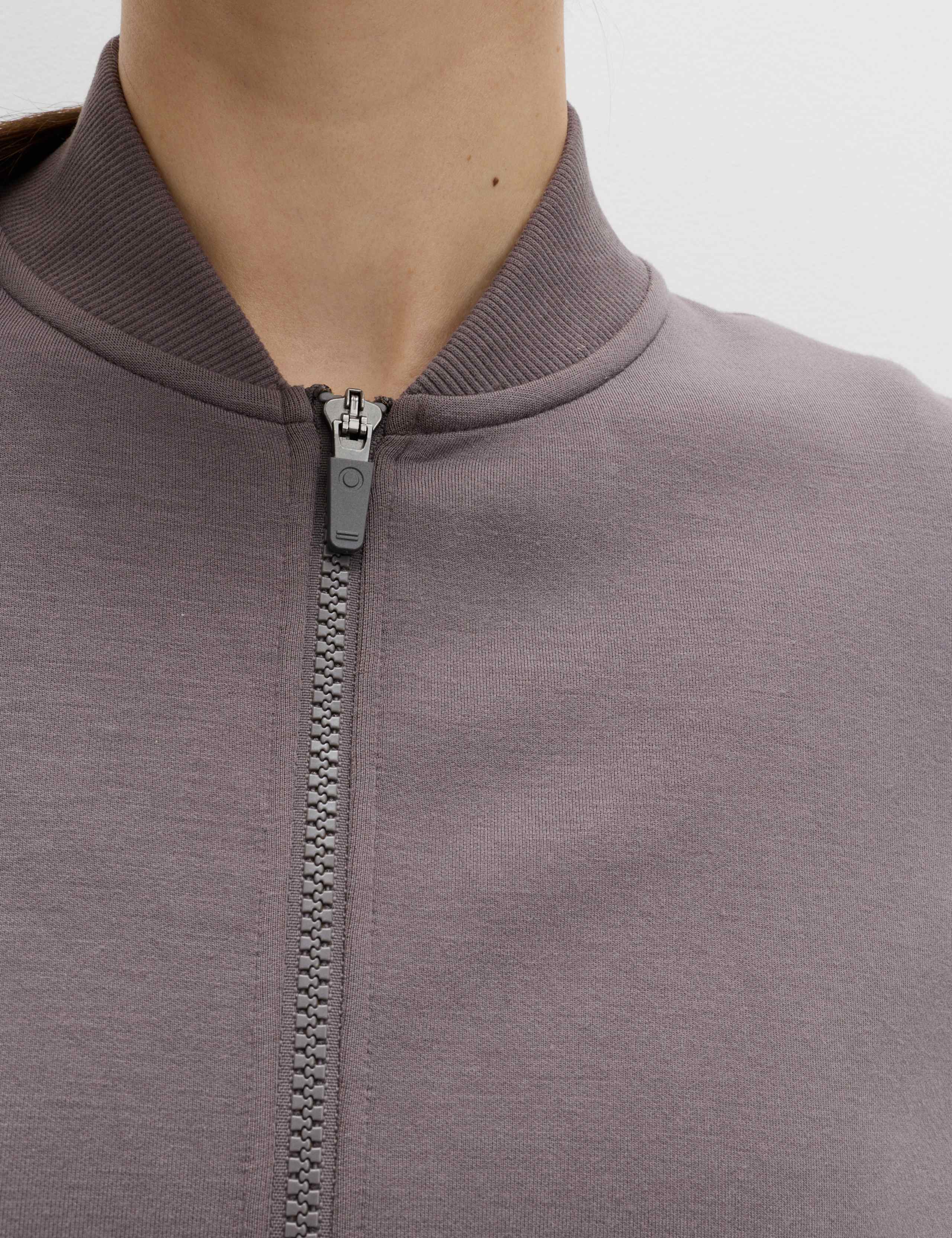 Zip Up Relaxed Bomber Jacket 4 of 7