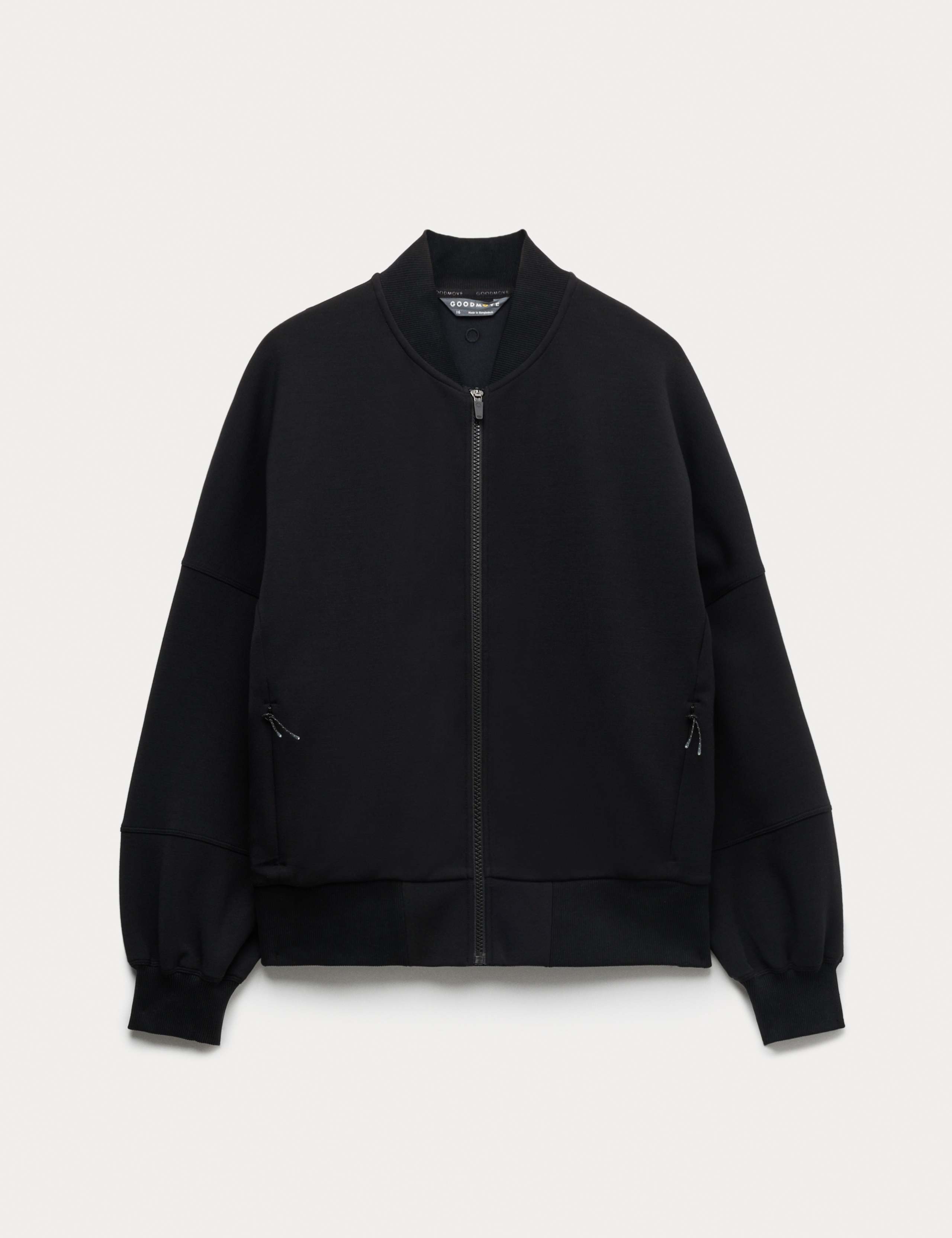 Zip Up Relaxed Bomber Jacket 2 of 6