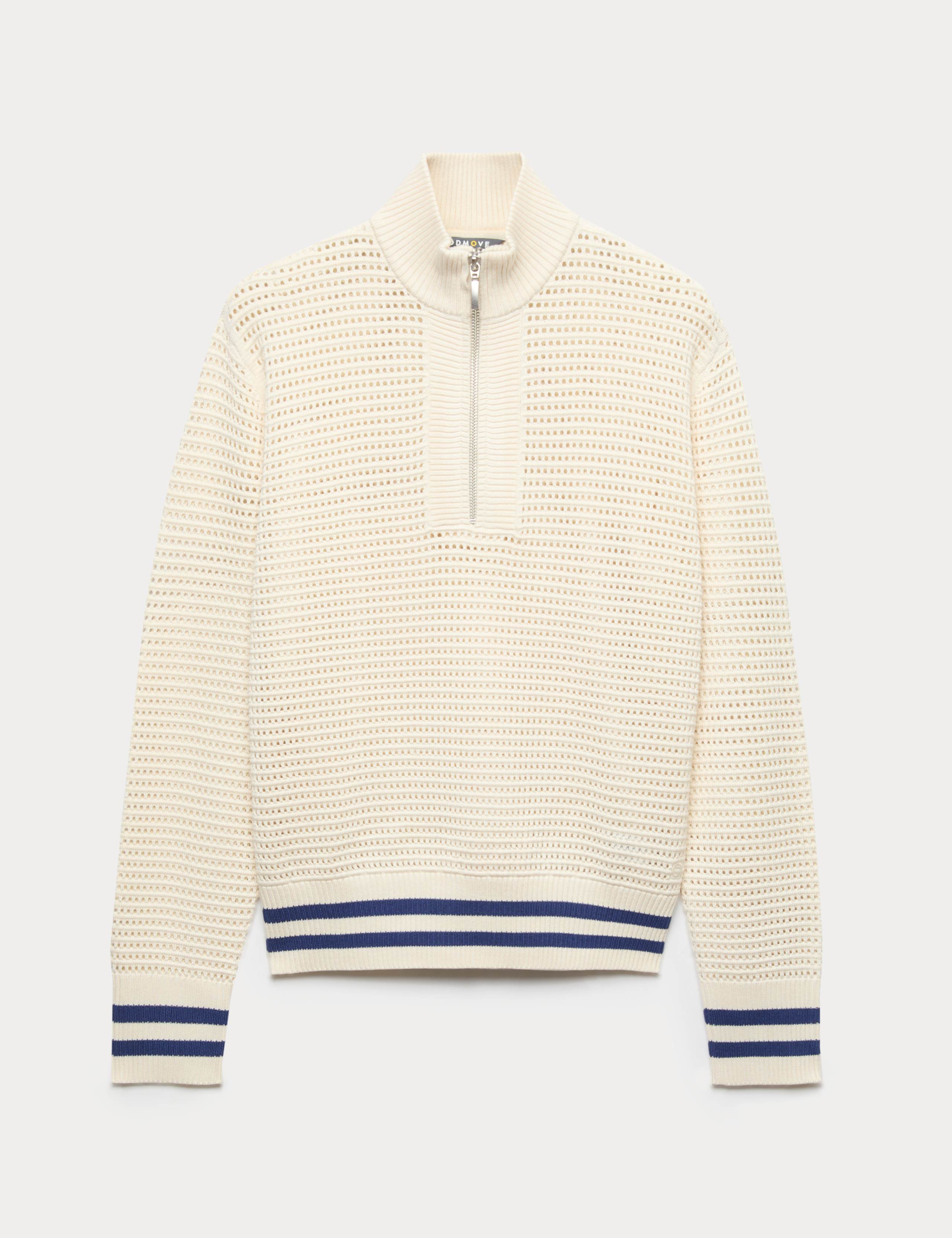 Funnel Neck Zip Up Relaxed Jumper 2 of 6