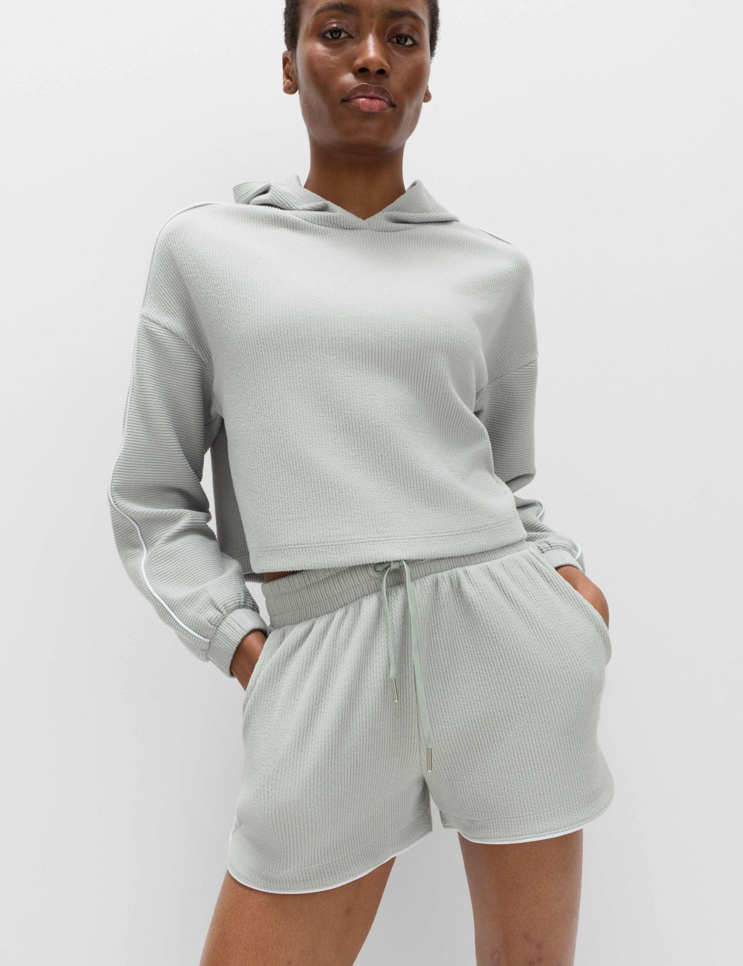 StayNew™ Super Soft Brushed Rib Relaxed Hoodie 4 of 7