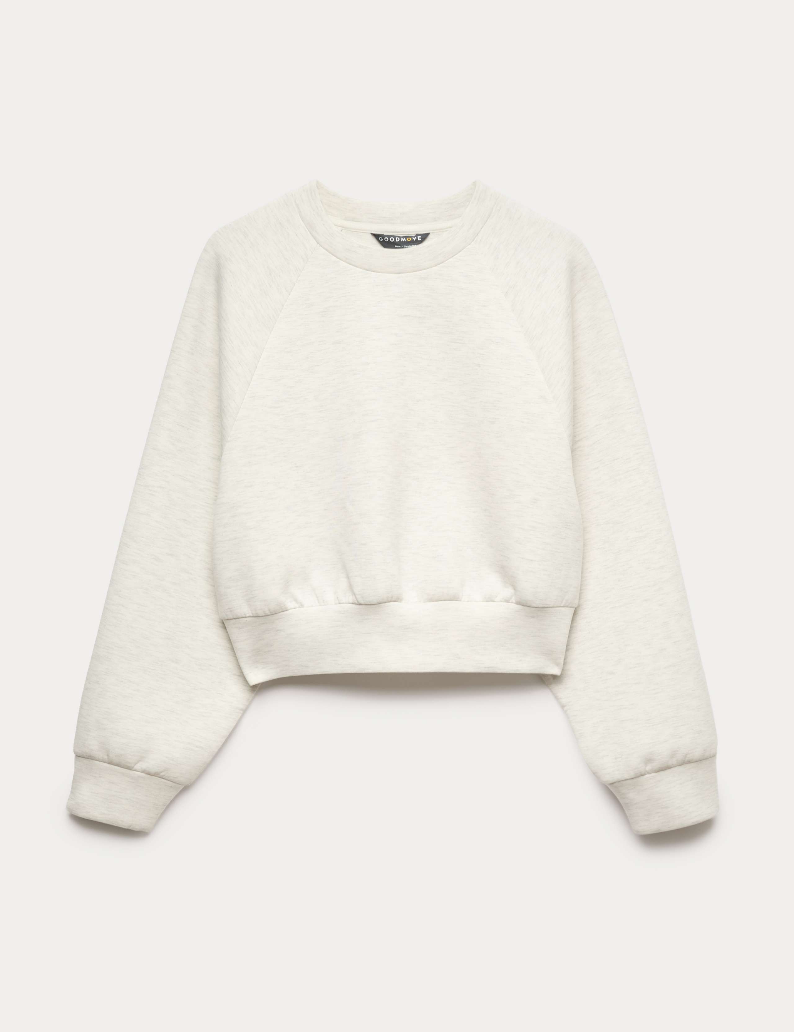 Scuba Crew Neck Relaxed Crop Sweatshirt 2 of 7