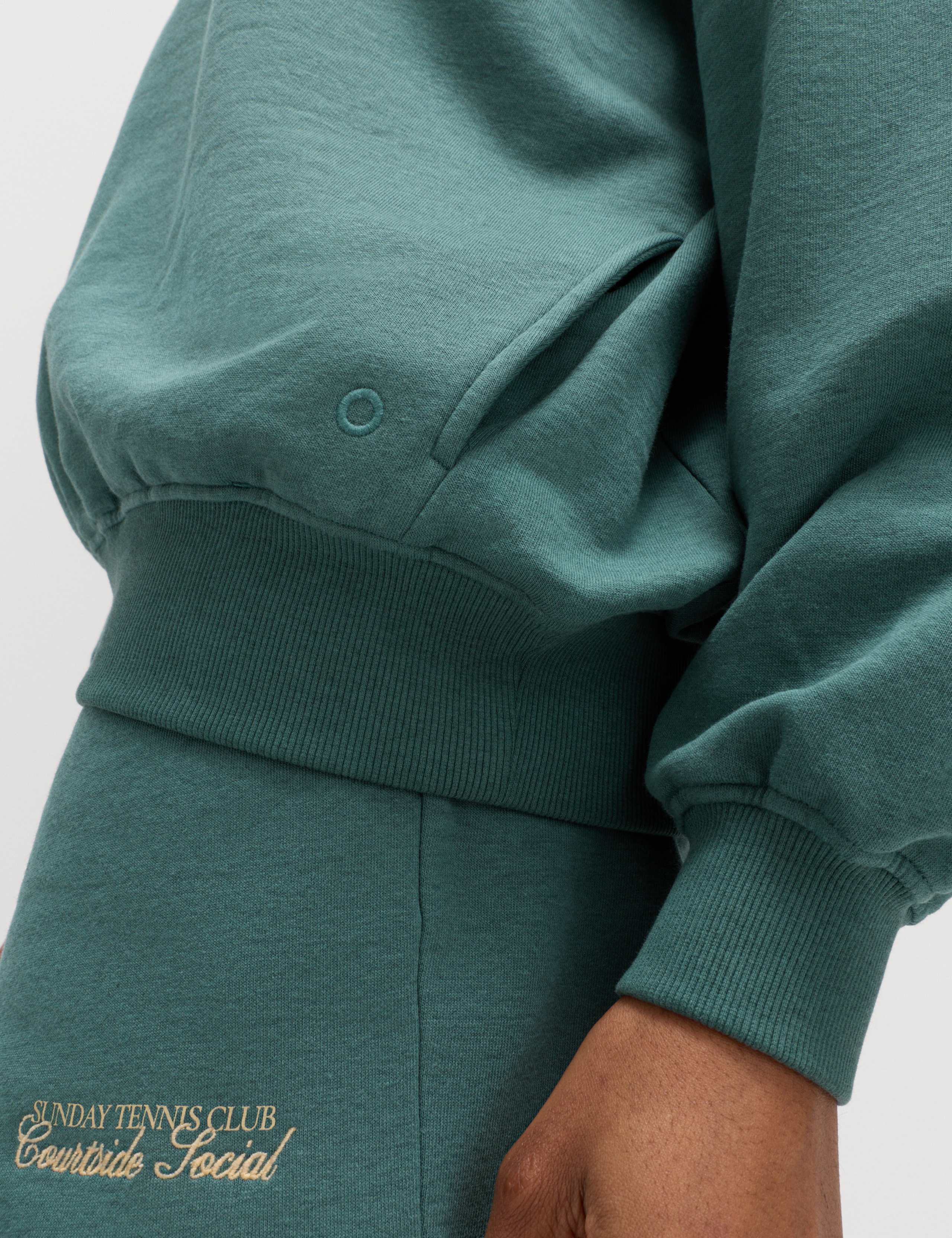 Cotton Rich Embroidered Oversized Sweatshirt 4 of 6