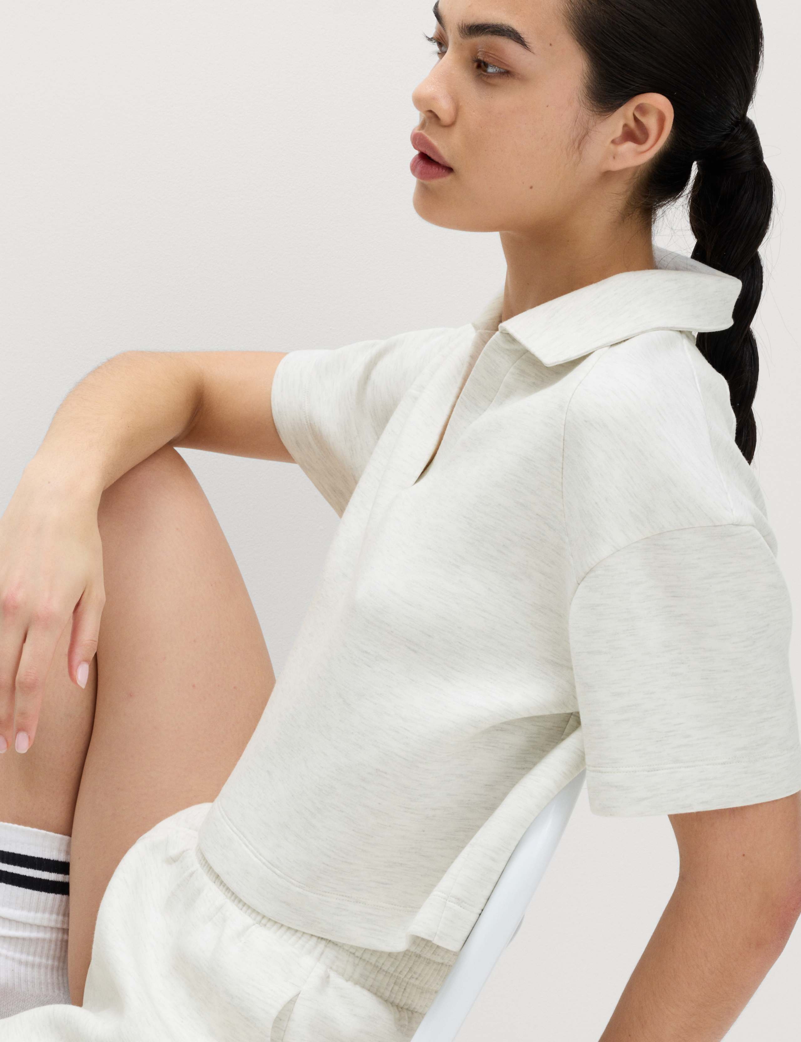 Scuba Boxy Crop Polo Top 6 of 6