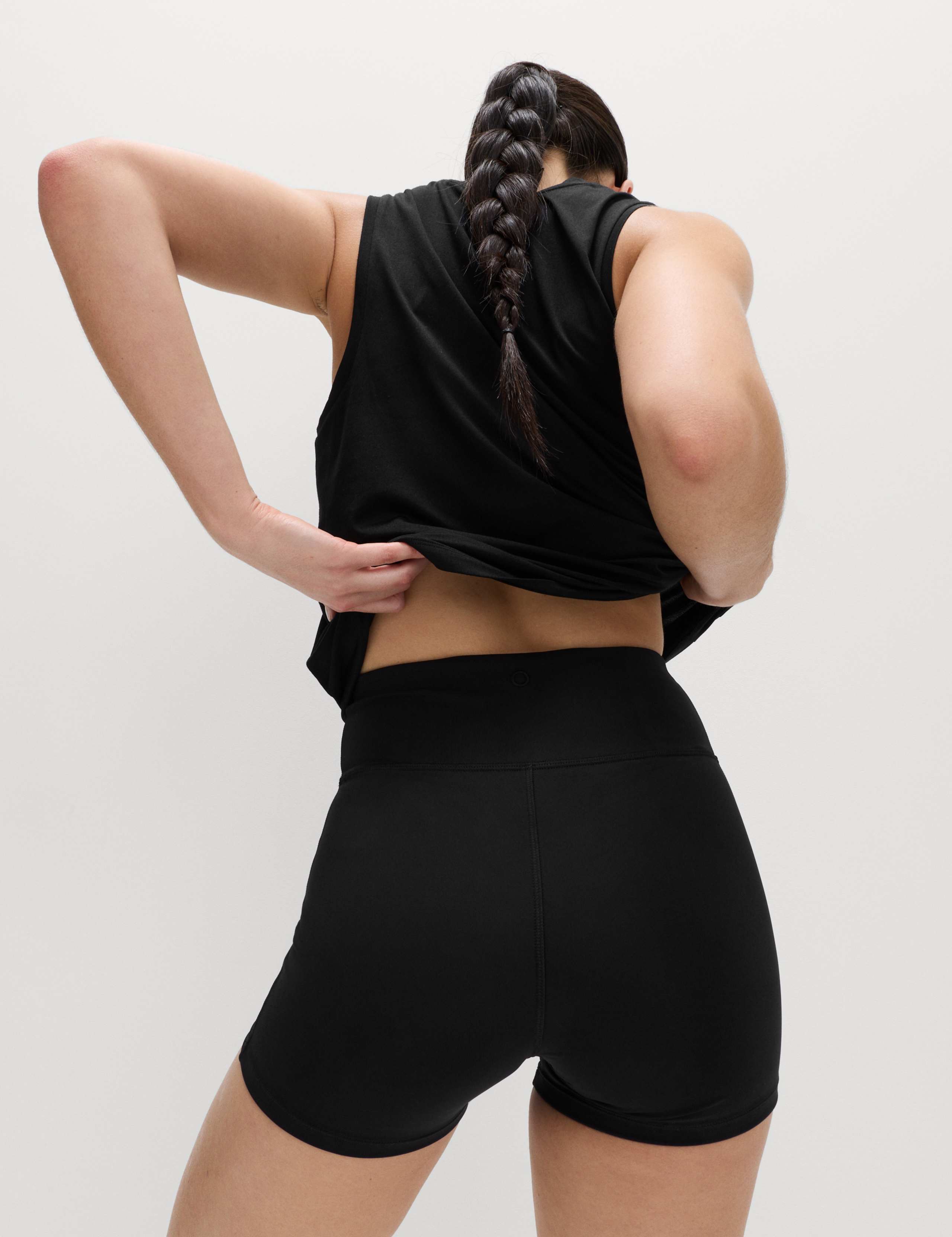 Essential High Waisted Fitted Shortie 4 of 7