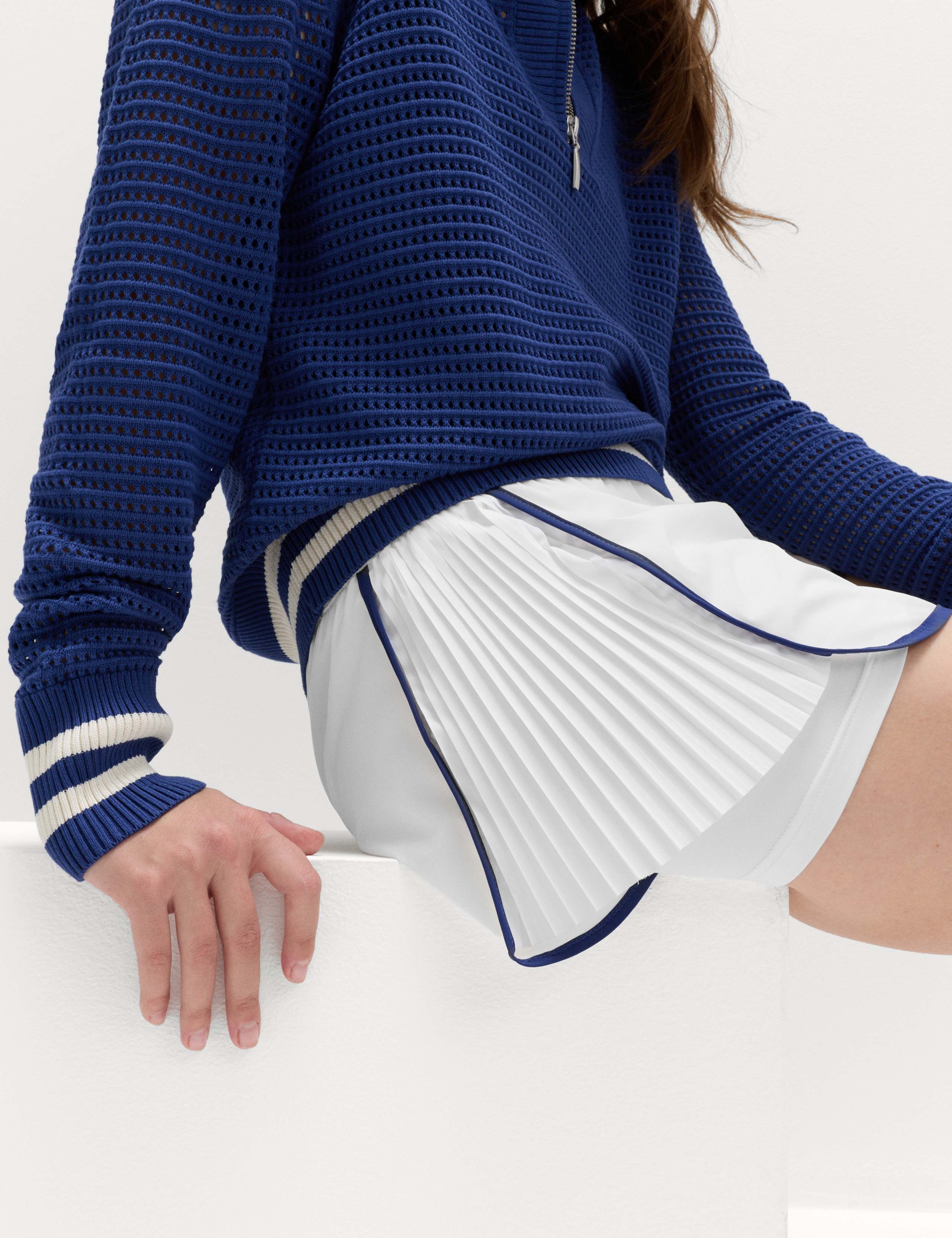 Pleated Layered High Waisted Shorts 3 of 6