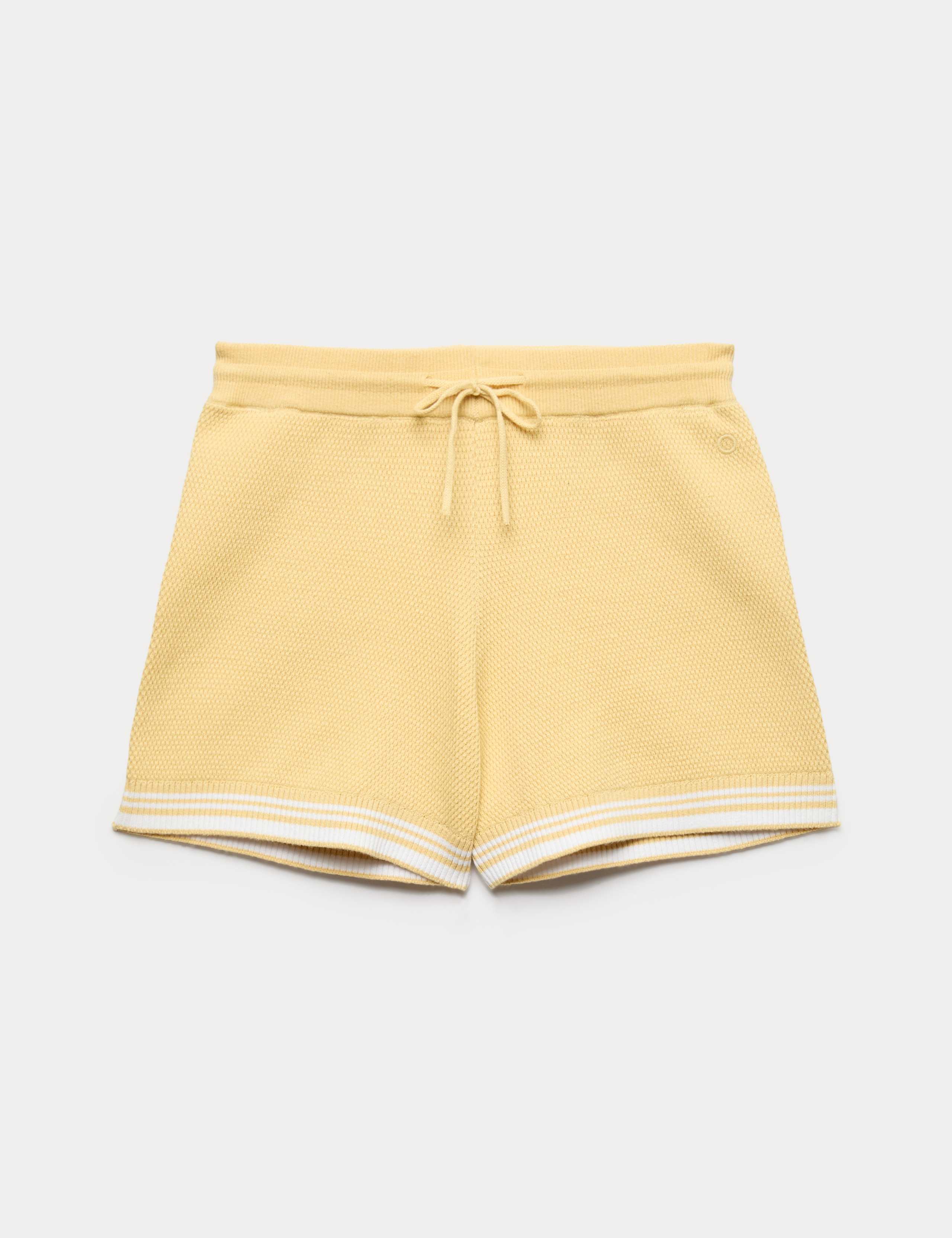 Knitted Relaxed Fit High Waisted Shorts 2 of 6