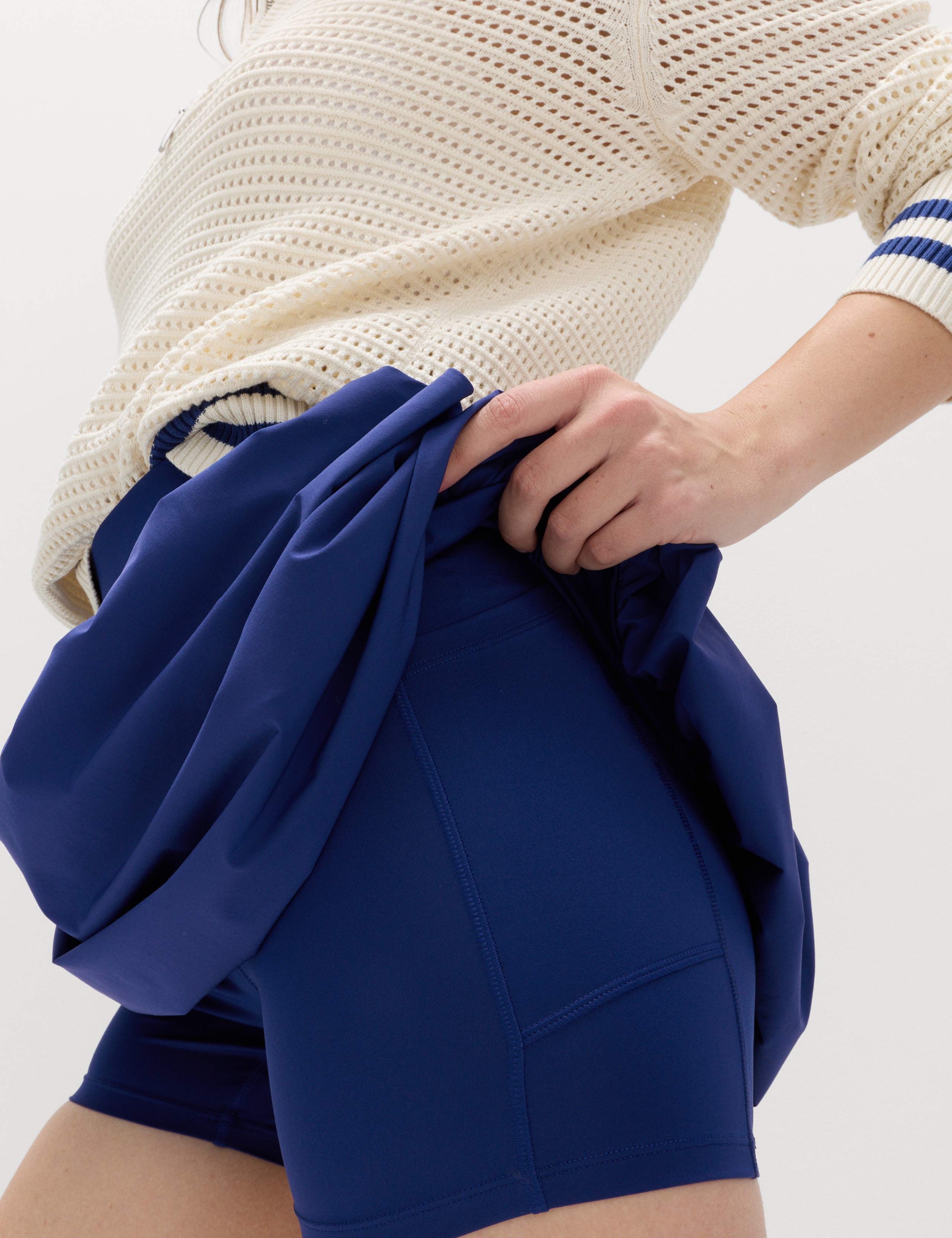 Bubble Hem High Waisted Skort 4 of 6