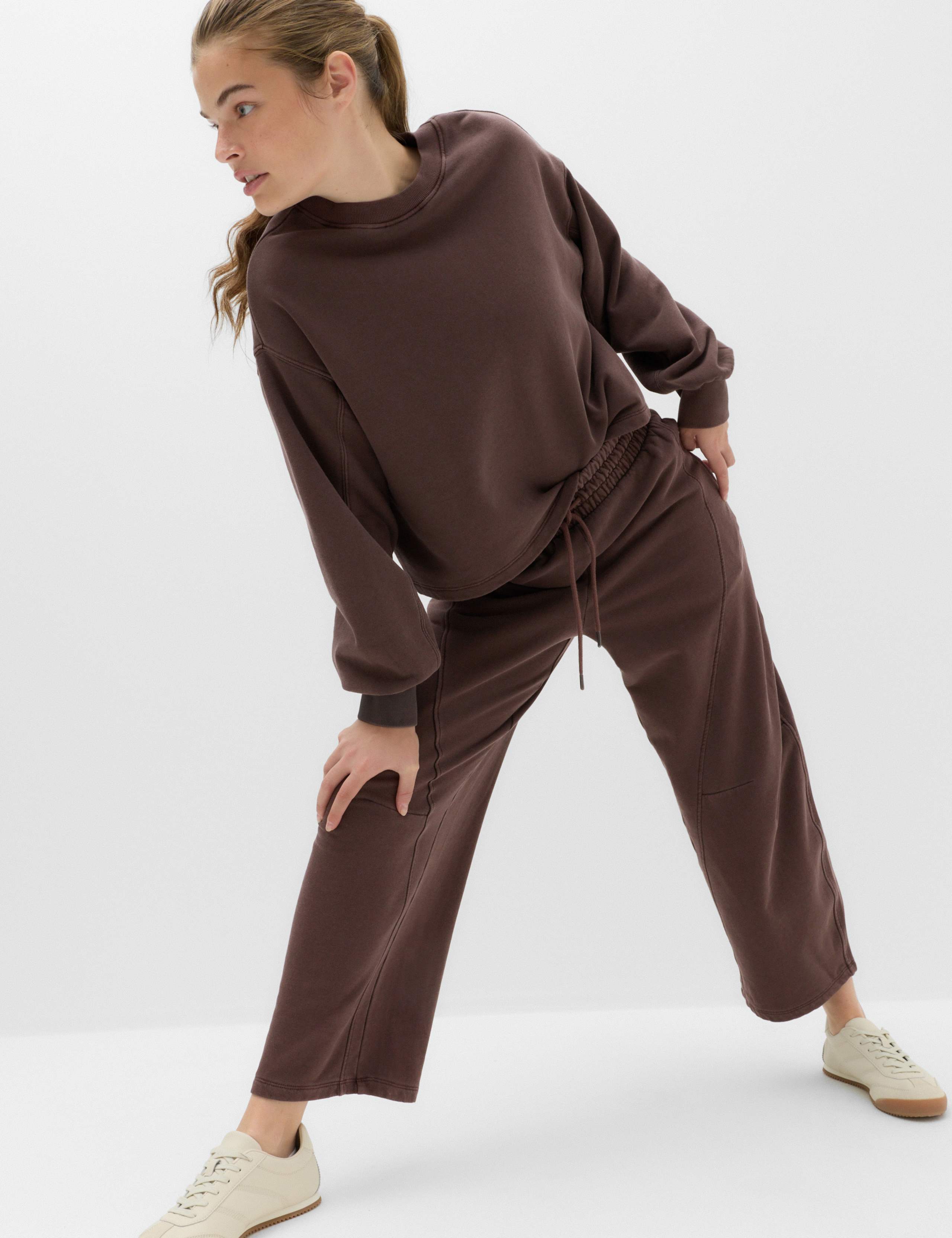Cotton Rich Garment Dye Boxy Sweatshirt 5 of 6