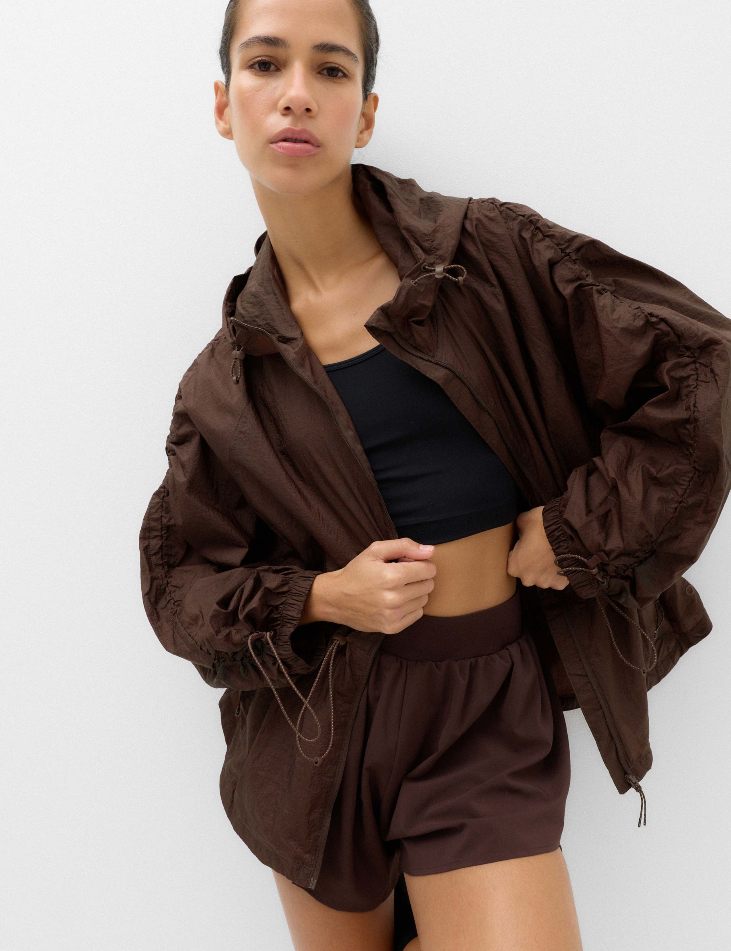 Stormwear™ Shimmer Lightweight Hooded Jacket 1 of 8