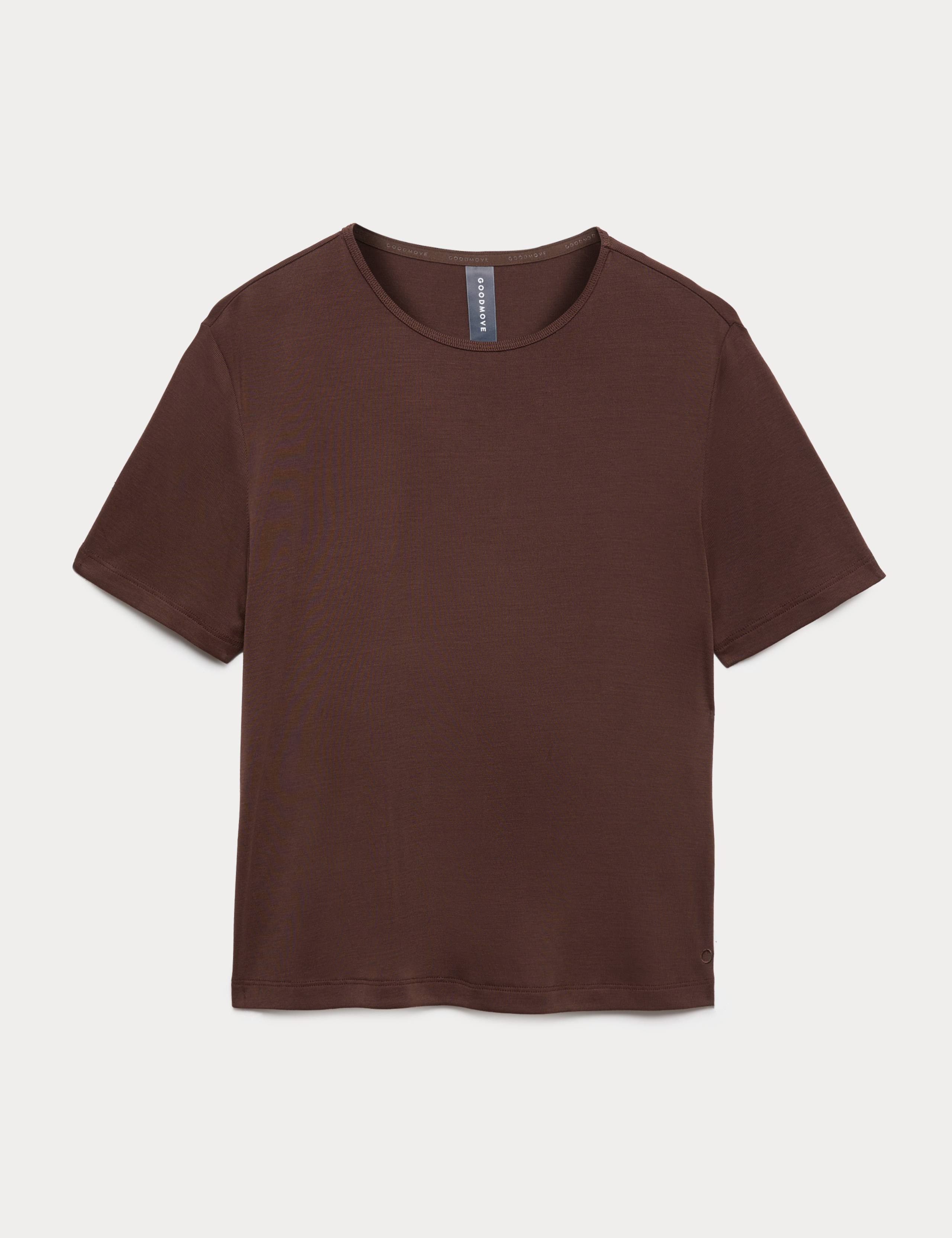 Modal Rich Round Neck Boxy T-shirt 2 of 4