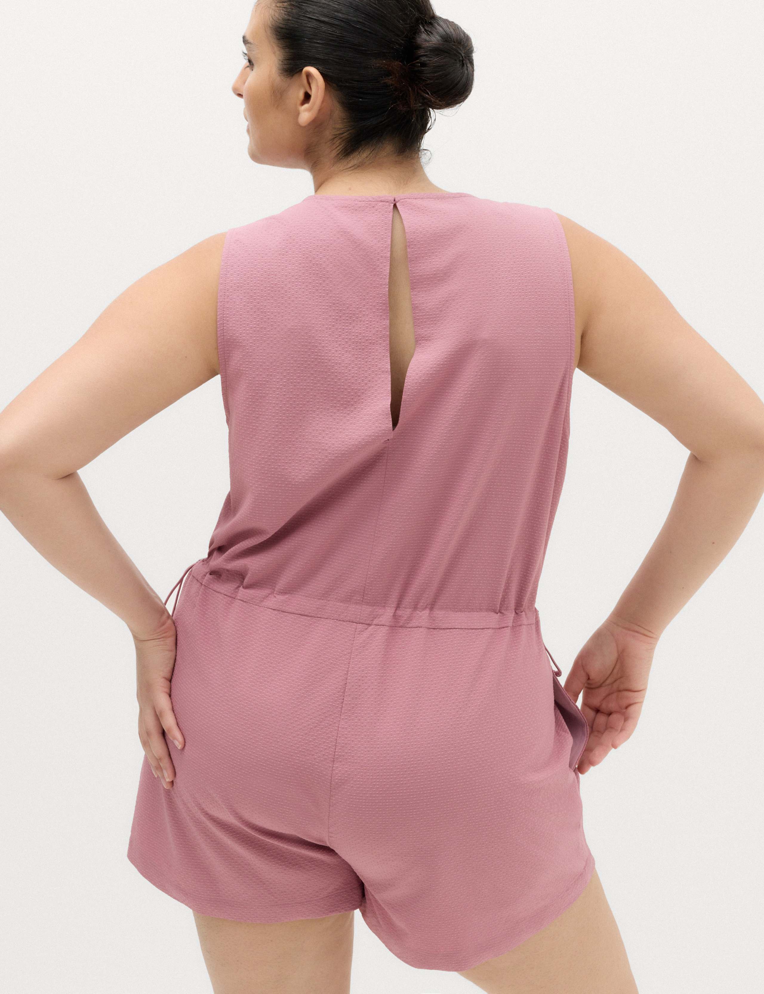 Seersucker Relaxed Playsuit 5 of 6