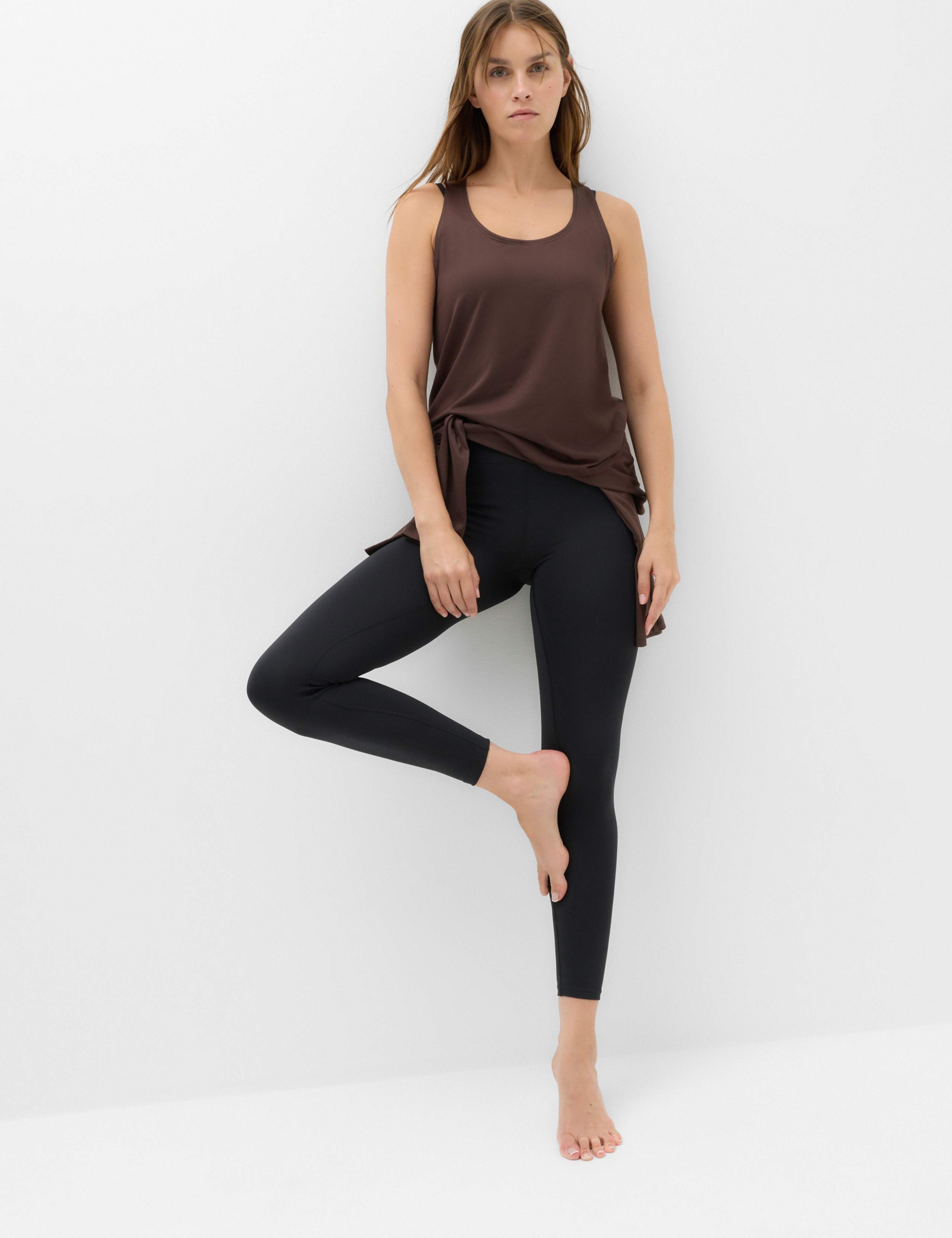 Go Balance Scoop Neck Relaxed Vest Top 3 of 7