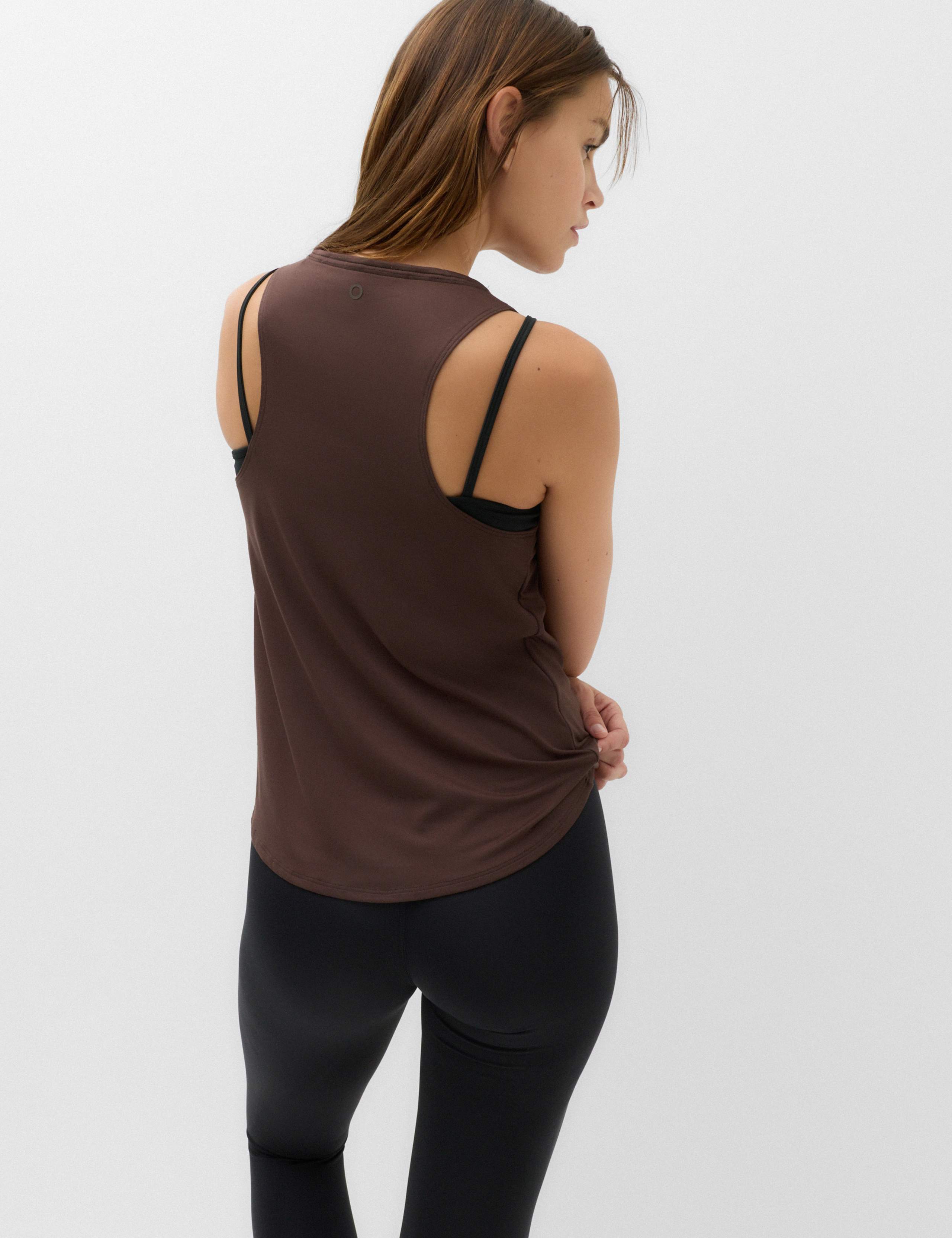 Go Balance Scoop Neck Relaxed Vest Top 4 of 7