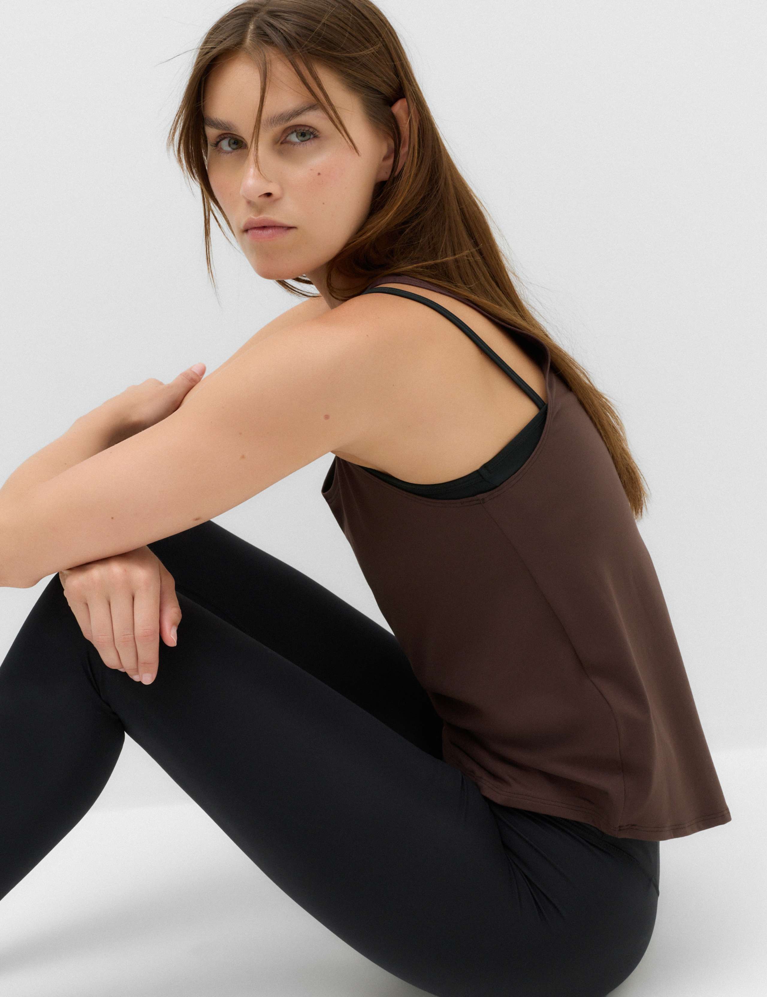 Go Balance Scoop Neck Relaxed Vest Top 5 of 7
