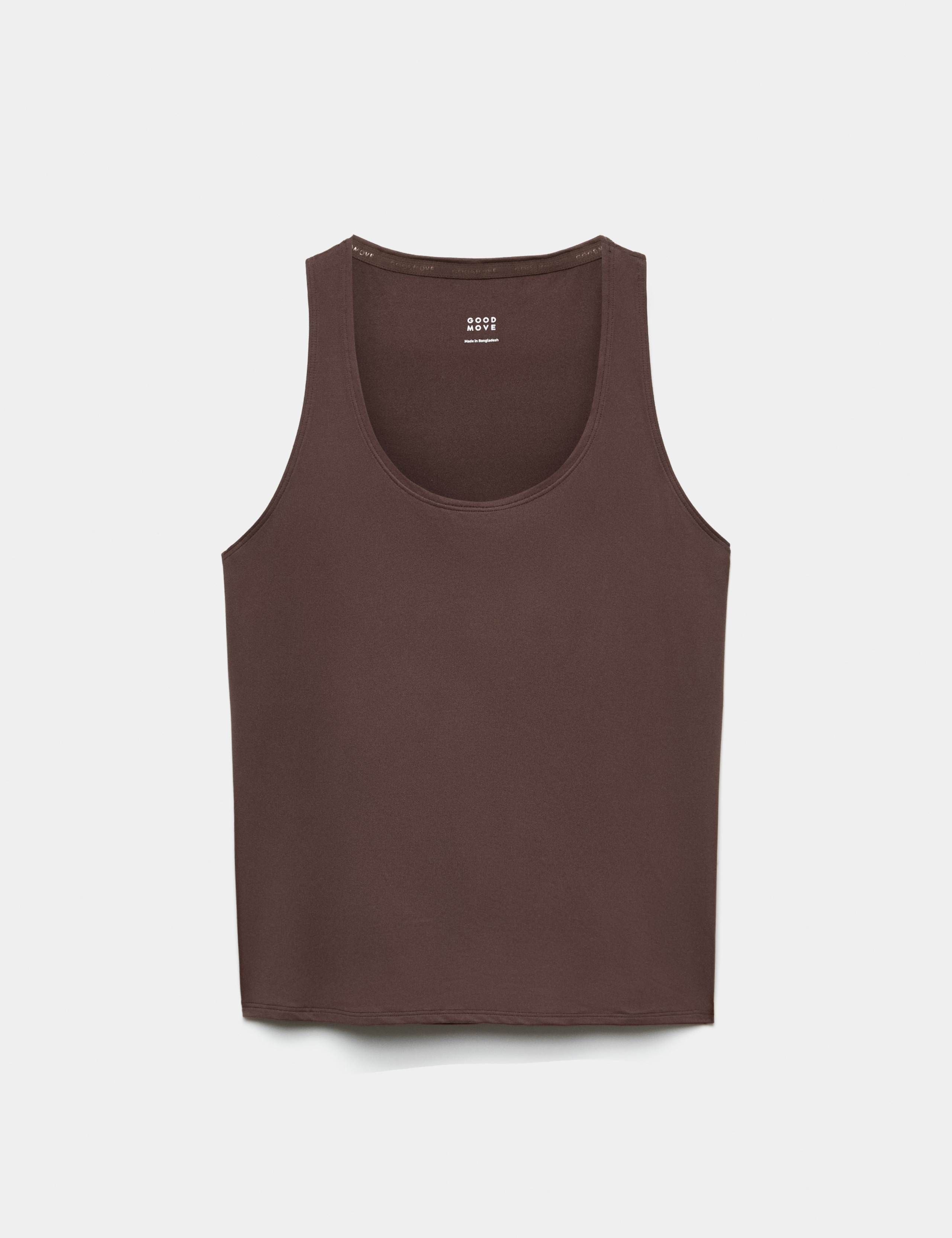 Go Balance Scoop Neck Relaxed Vest Top 1 of 2
