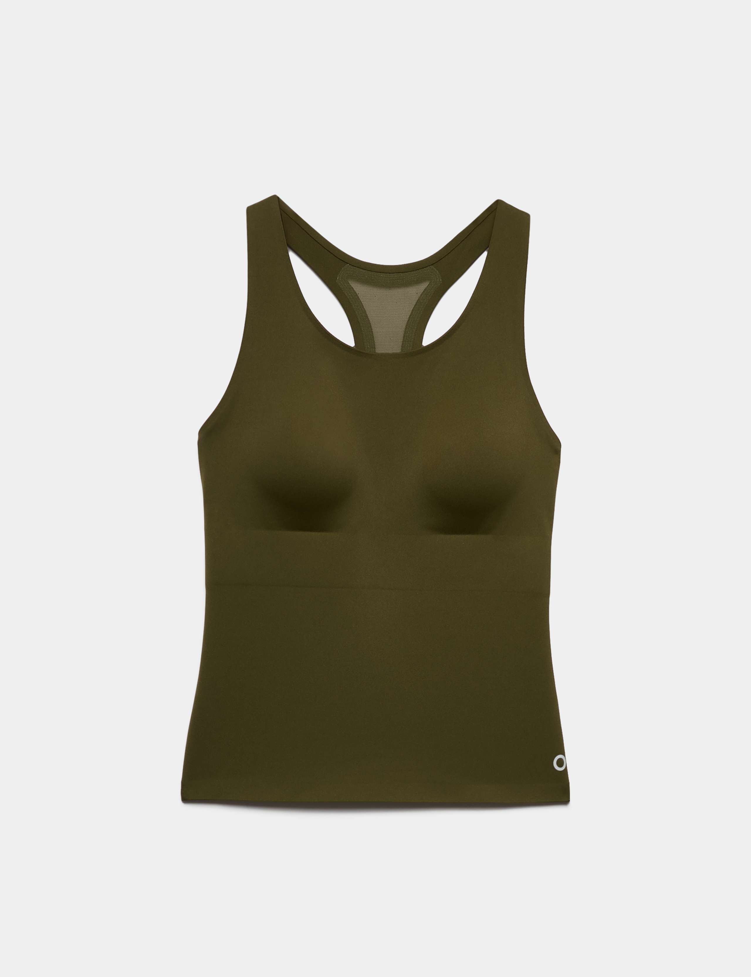 Laser Cut Racer Back Bra Vest 2 of 7