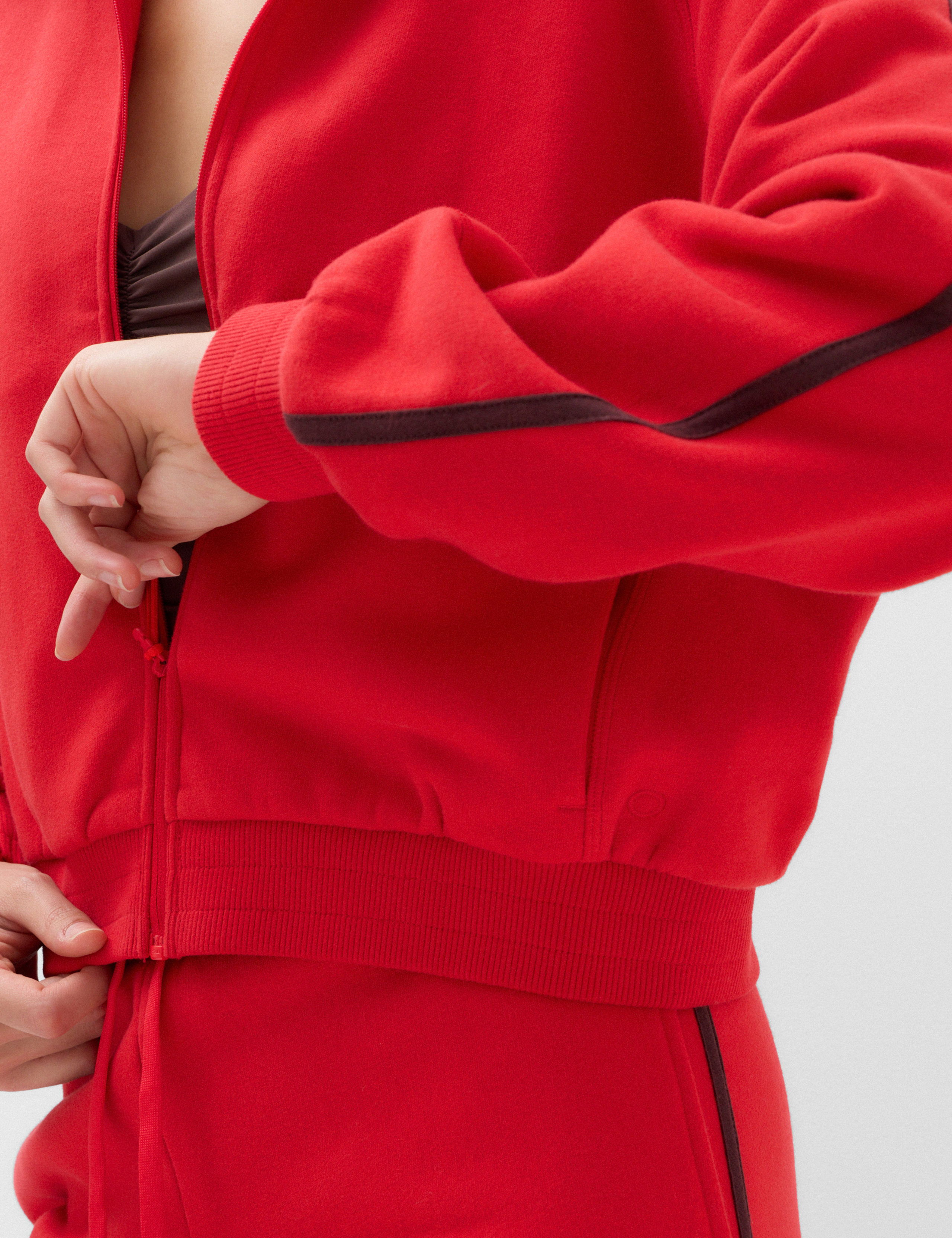 Cotton Rich Side Stripe Zip Up Hoodie 4 of 6