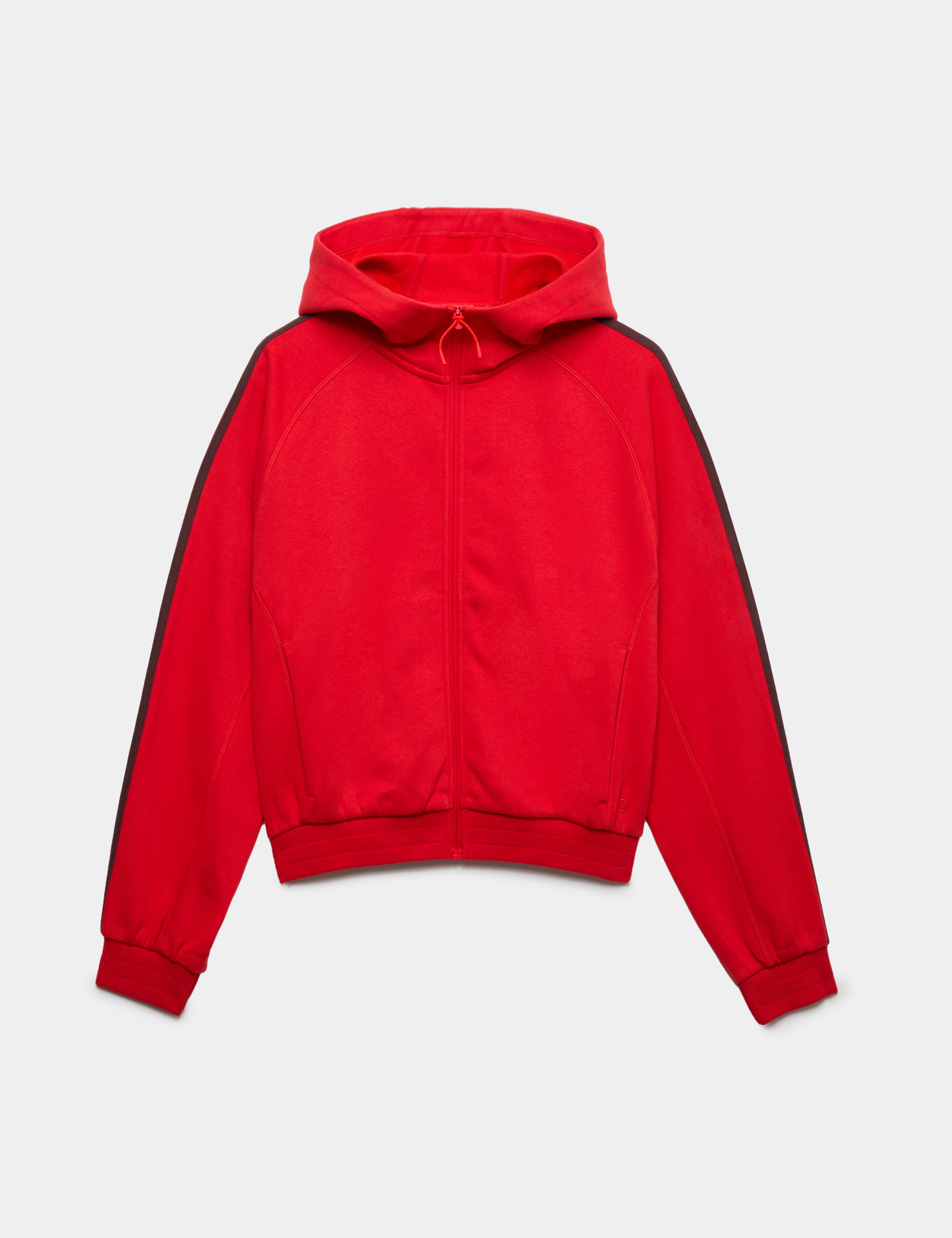 Cotton Rich Side Stripe Zip Up Hoodie 2 of 6