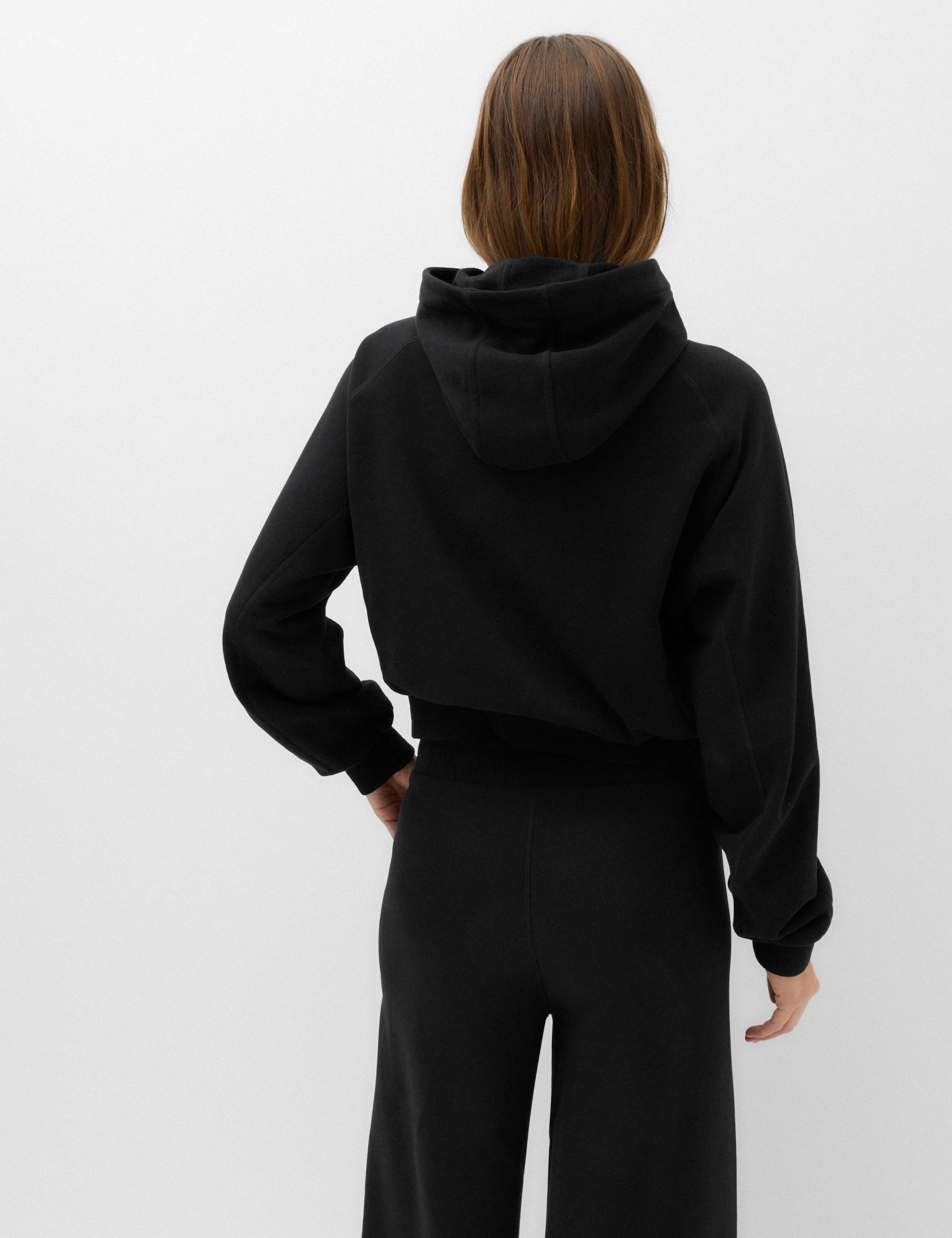 Cotton Rich Relaxed Crop Hoodie 4 of 6
