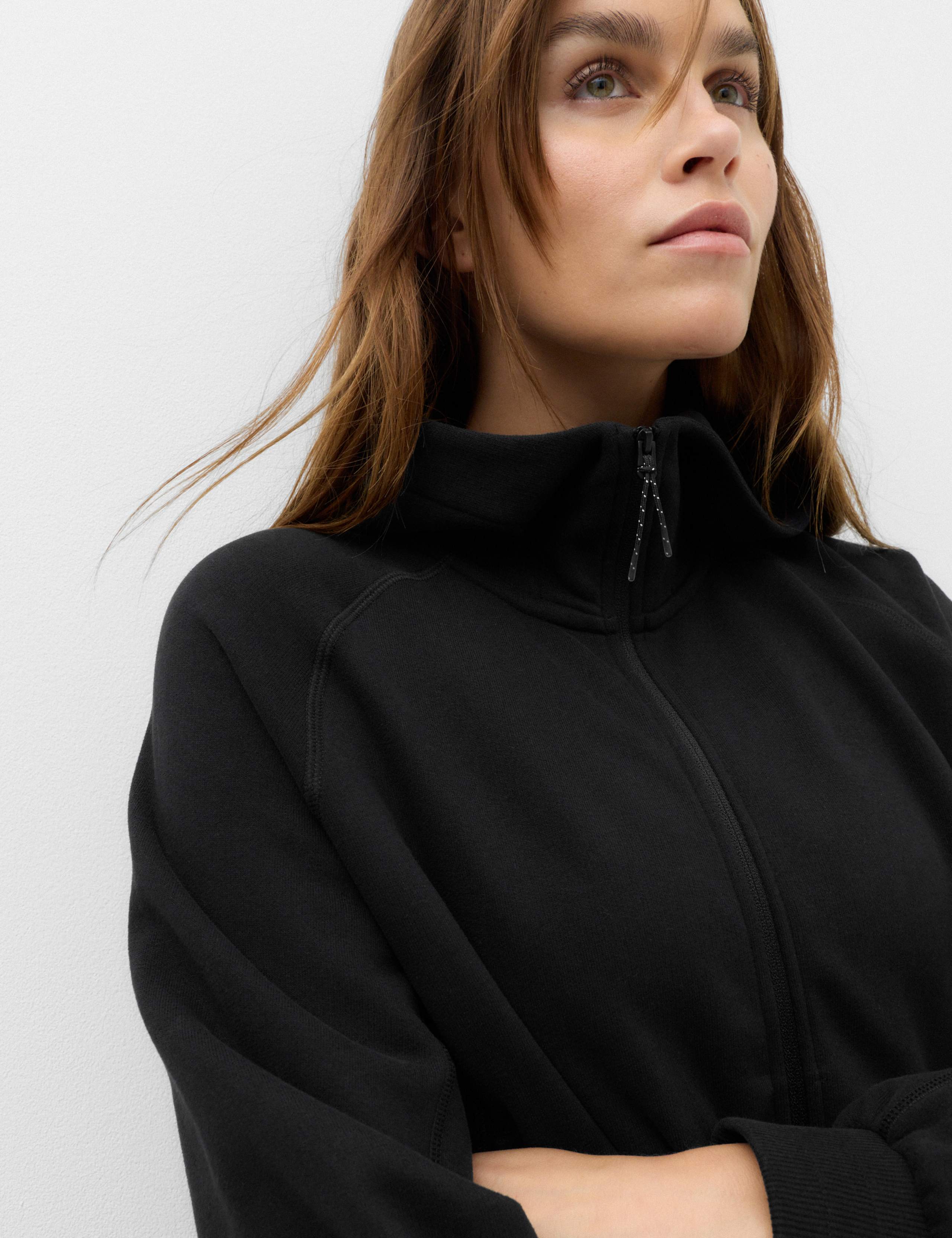 Cotton Rich Relaxed Crop Hoodie 5 of 6