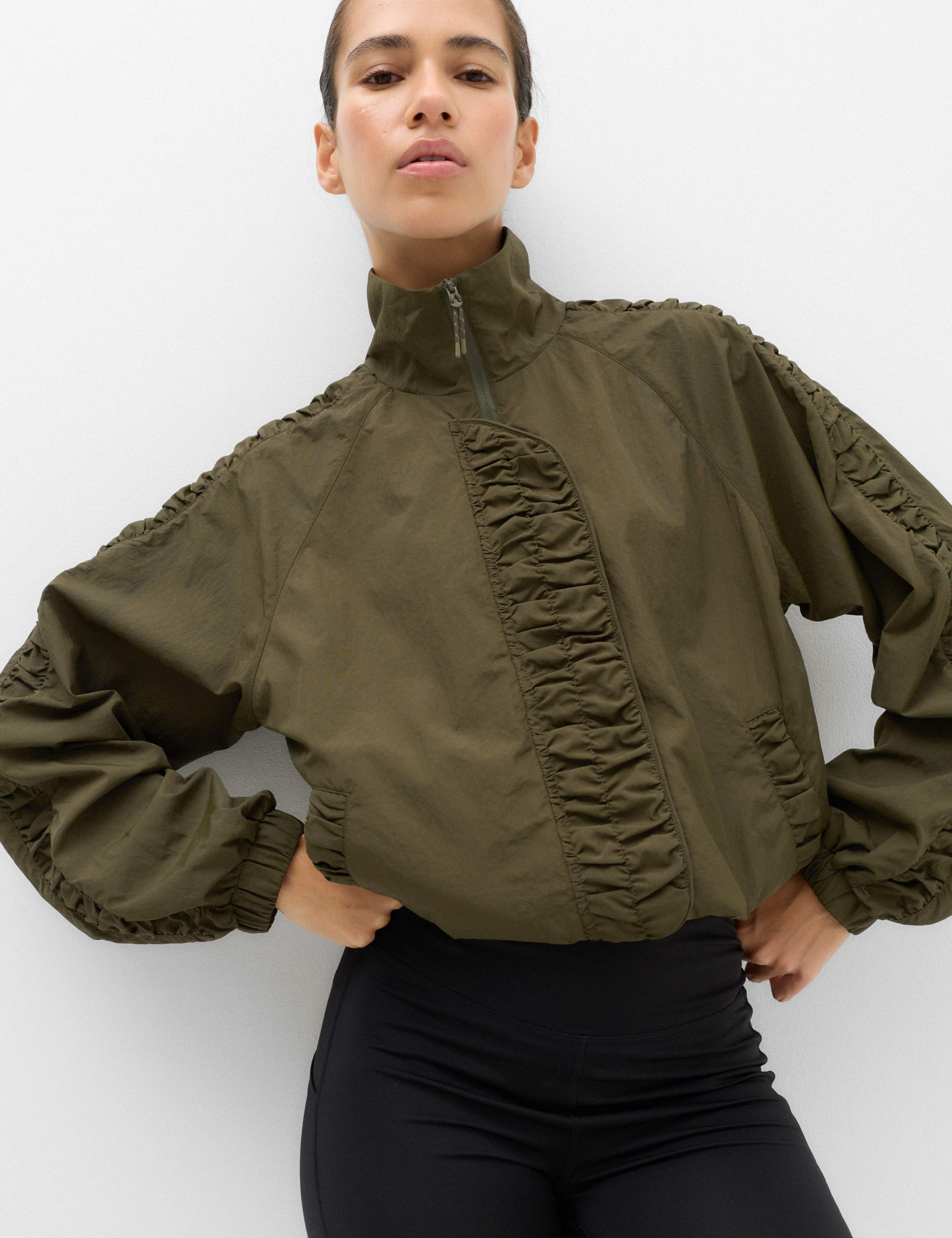 Stormwear™ Lightweight Funnel Neck Ruched Jacket 6 of 7