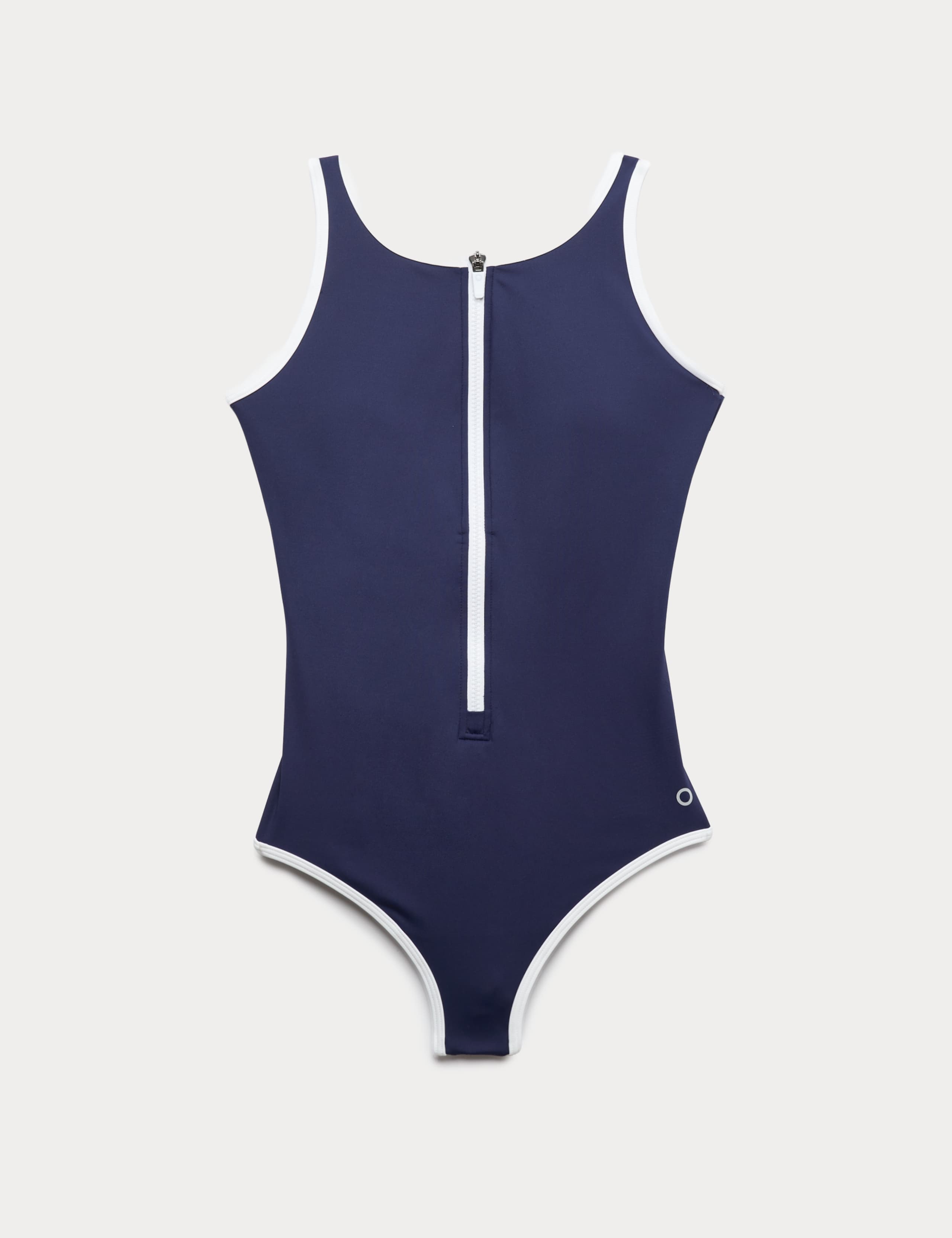 Tummy Control Padded Zip Up Swimsuit 2 of 7
