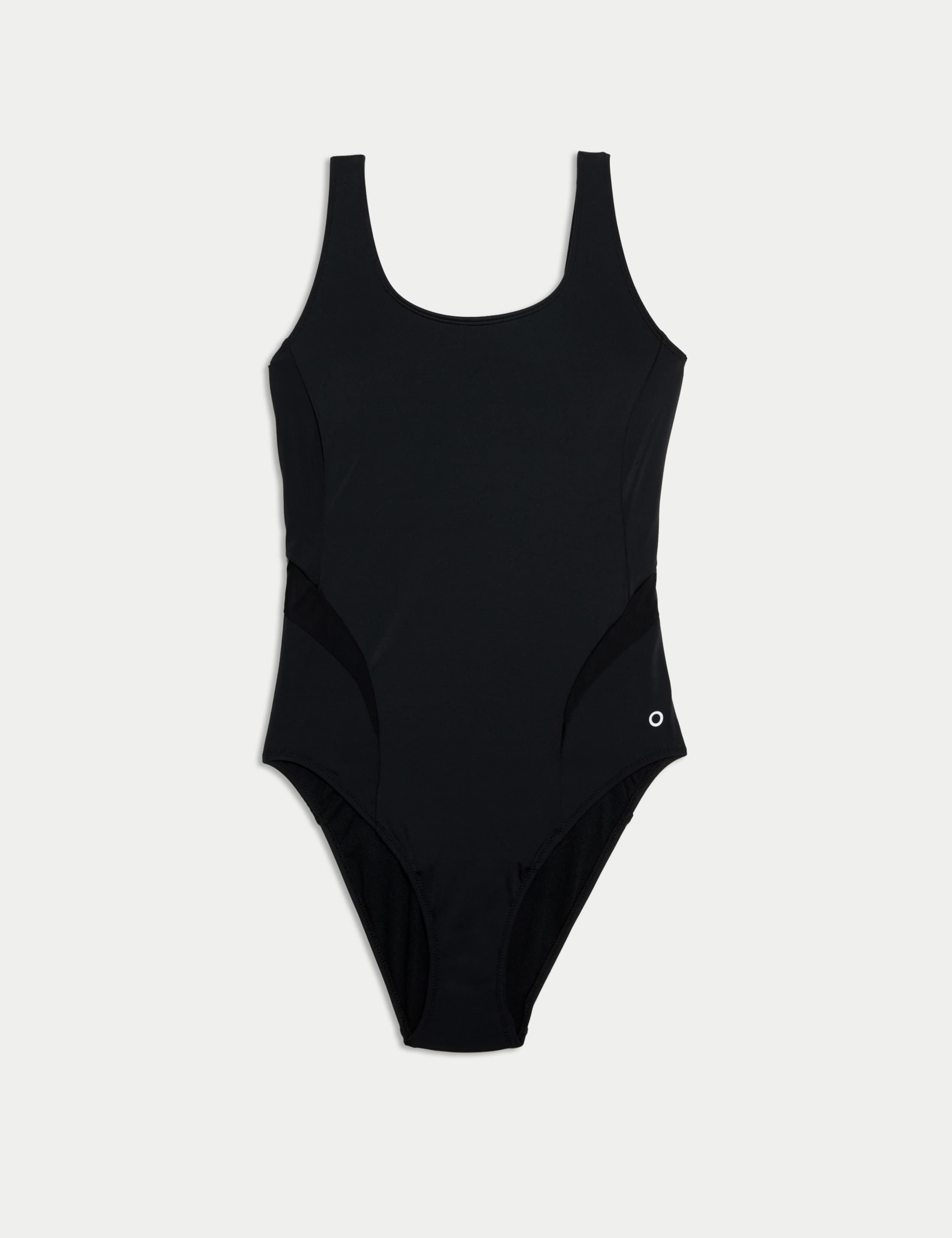 Tummy Control Padded Mesh Panel Swimsuit 2 of 6