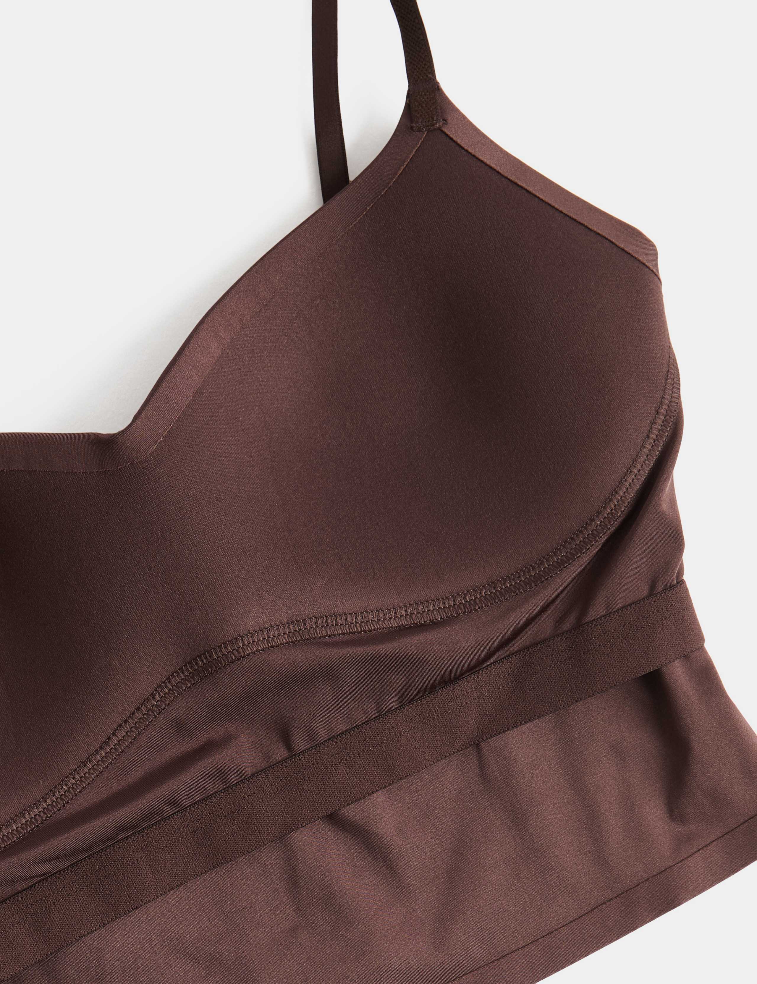Sweetheart Neckline Shine Crop Top 7 of 7