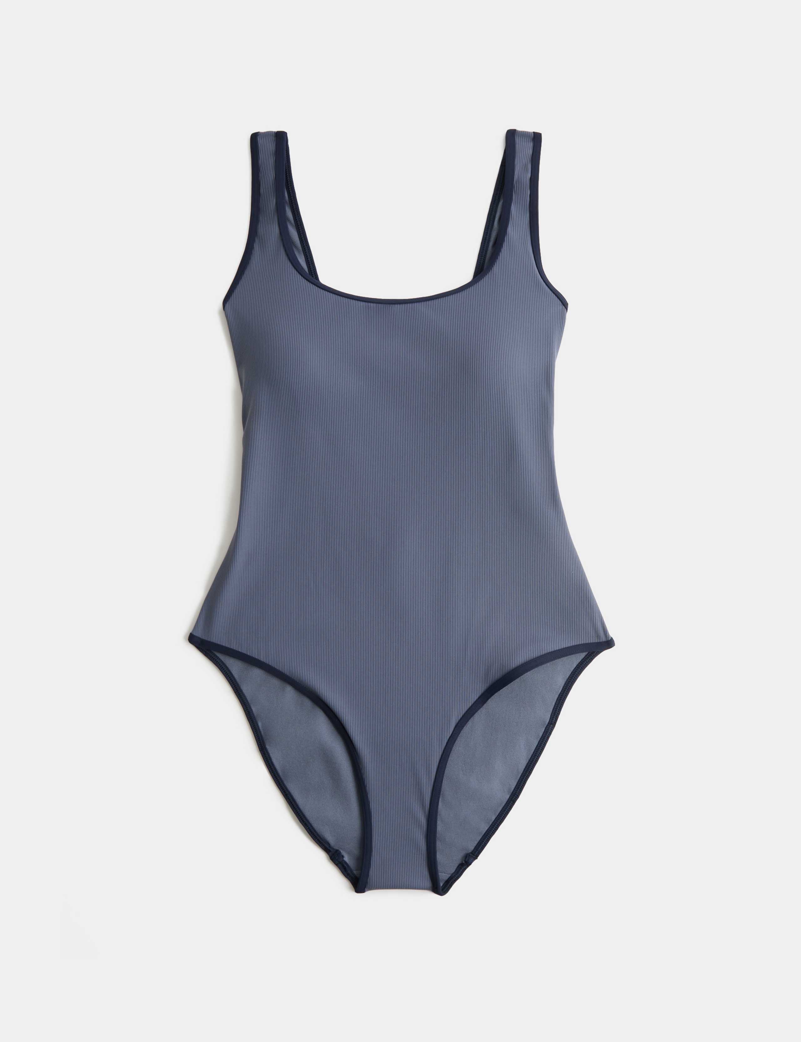 Tummy Control Padded Ribbed Swimsuit 2 of 6