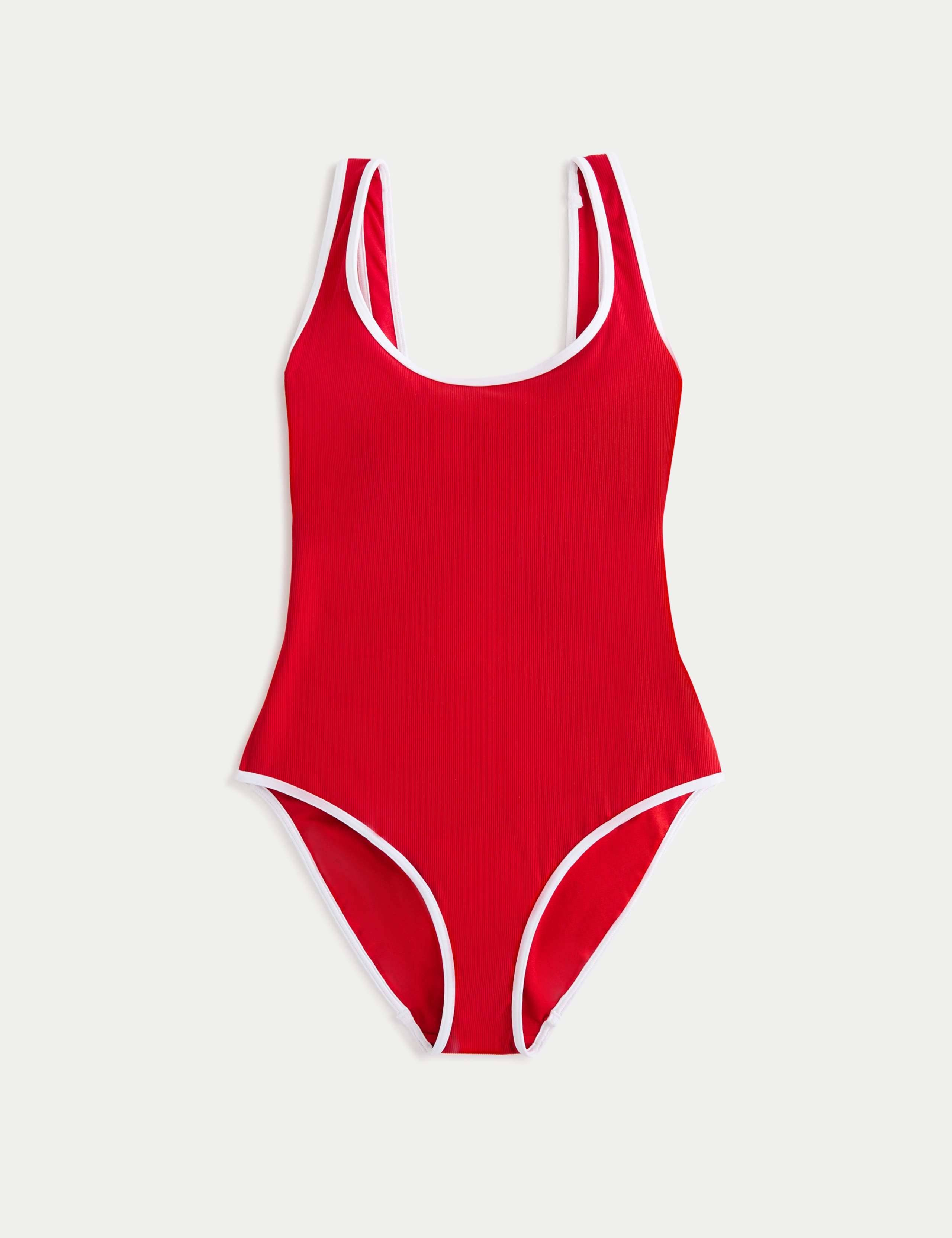 Tummy Control Padded Ribbed Swimsuit 2 of 6
